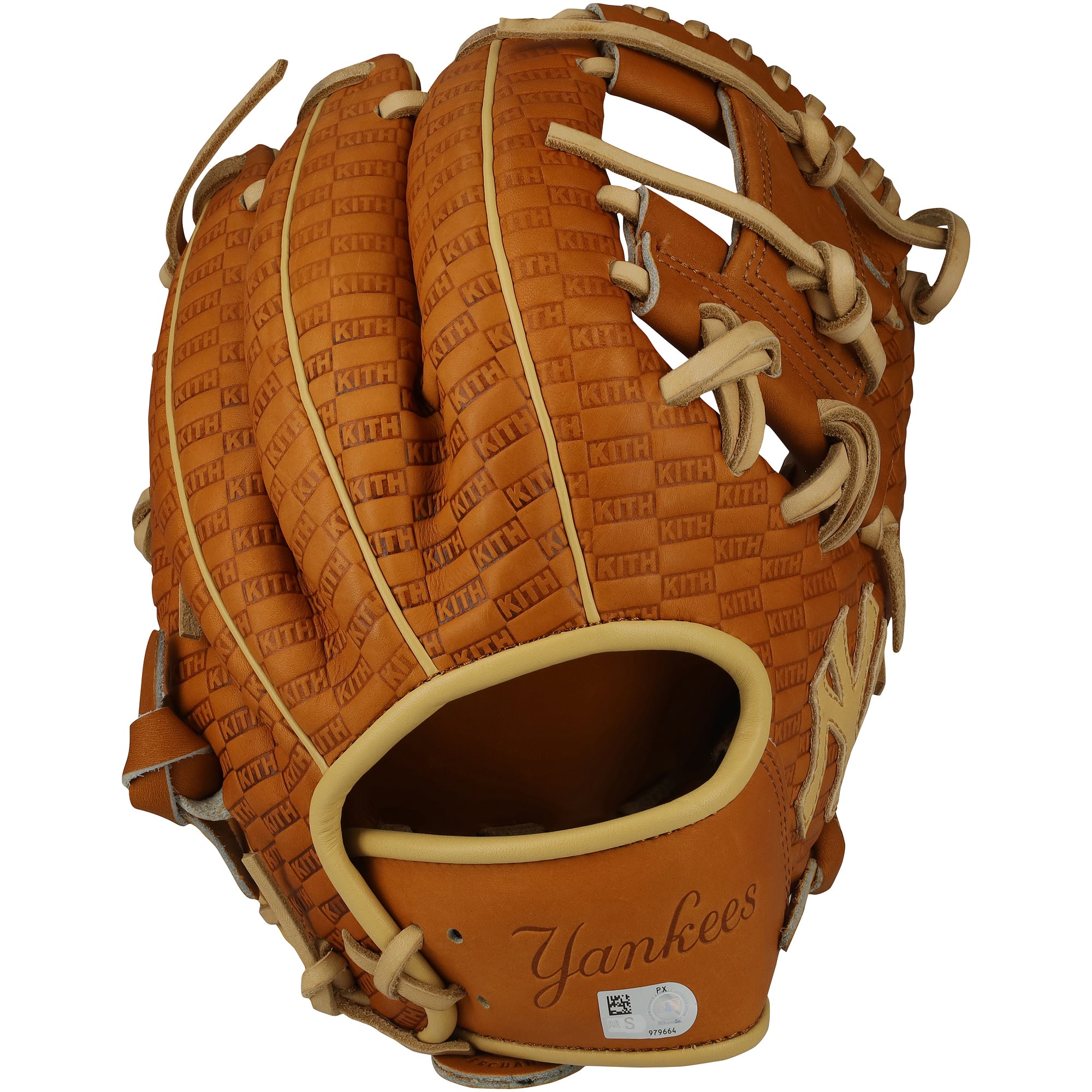Aaron Judge New York Yankees Autographed Kith & Rawlings Replica Glove - Tan