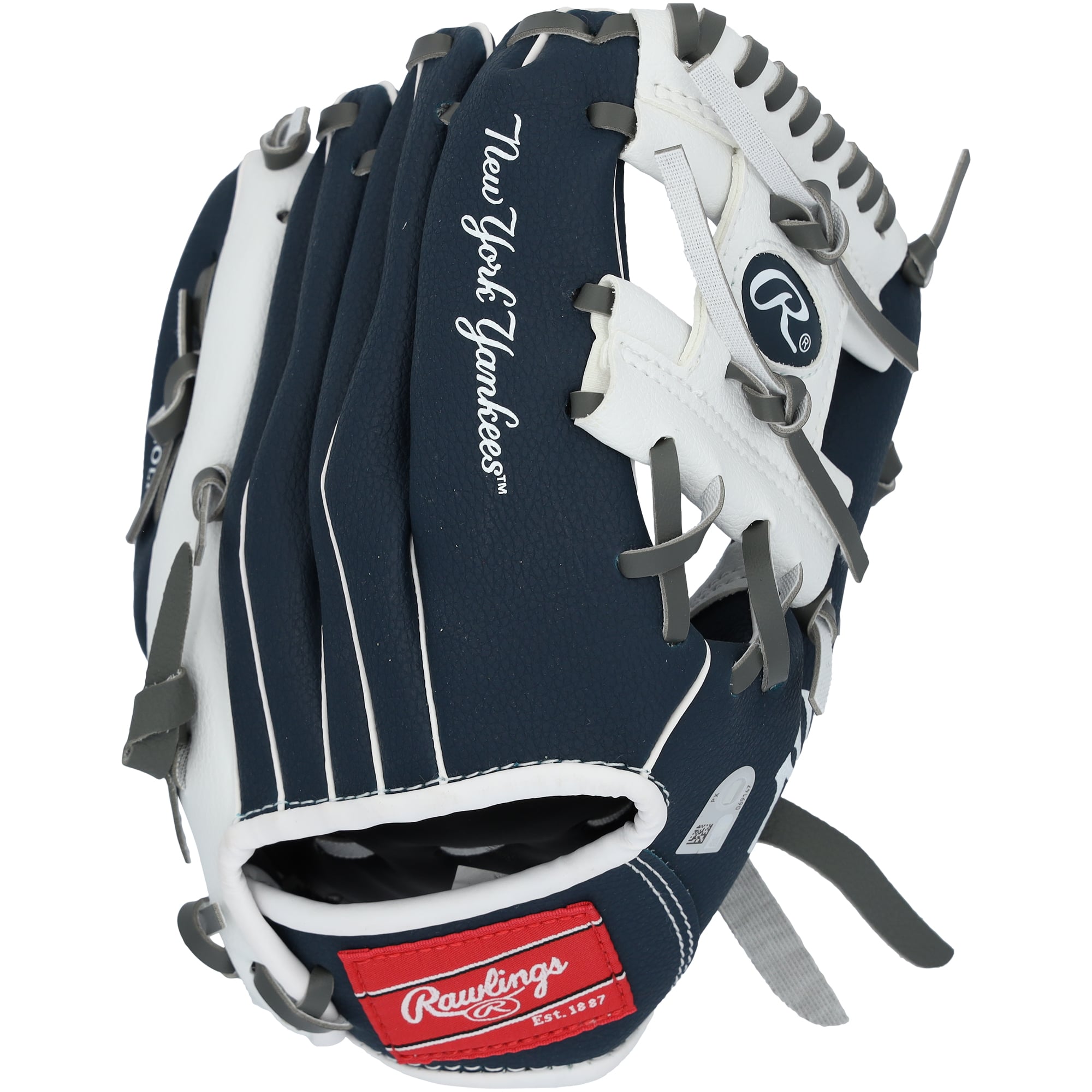 Aaron Judge New York Yankees Autographed Rawlings 10" Collectible Team Logo Glove