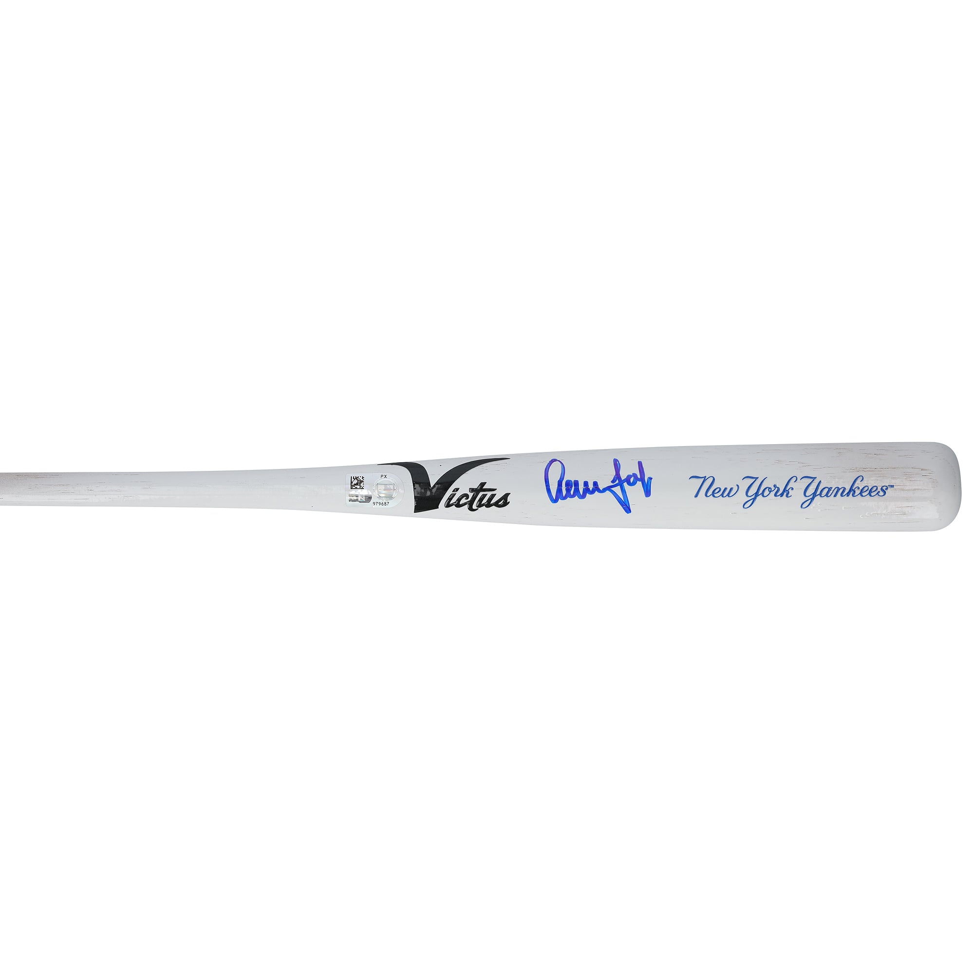 Aaron Judge New York Yankees Autographed Victus Team ID Mini Bat