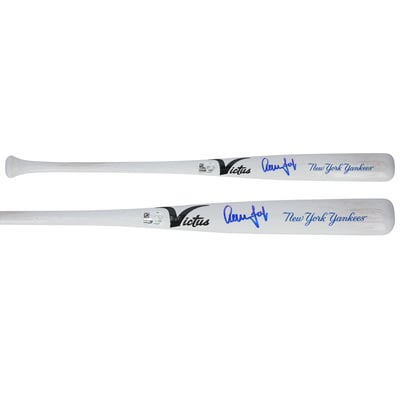 Aaron Judge New York Yankees Autographed Fanatics Authentic Victus Team ID Mini Bat