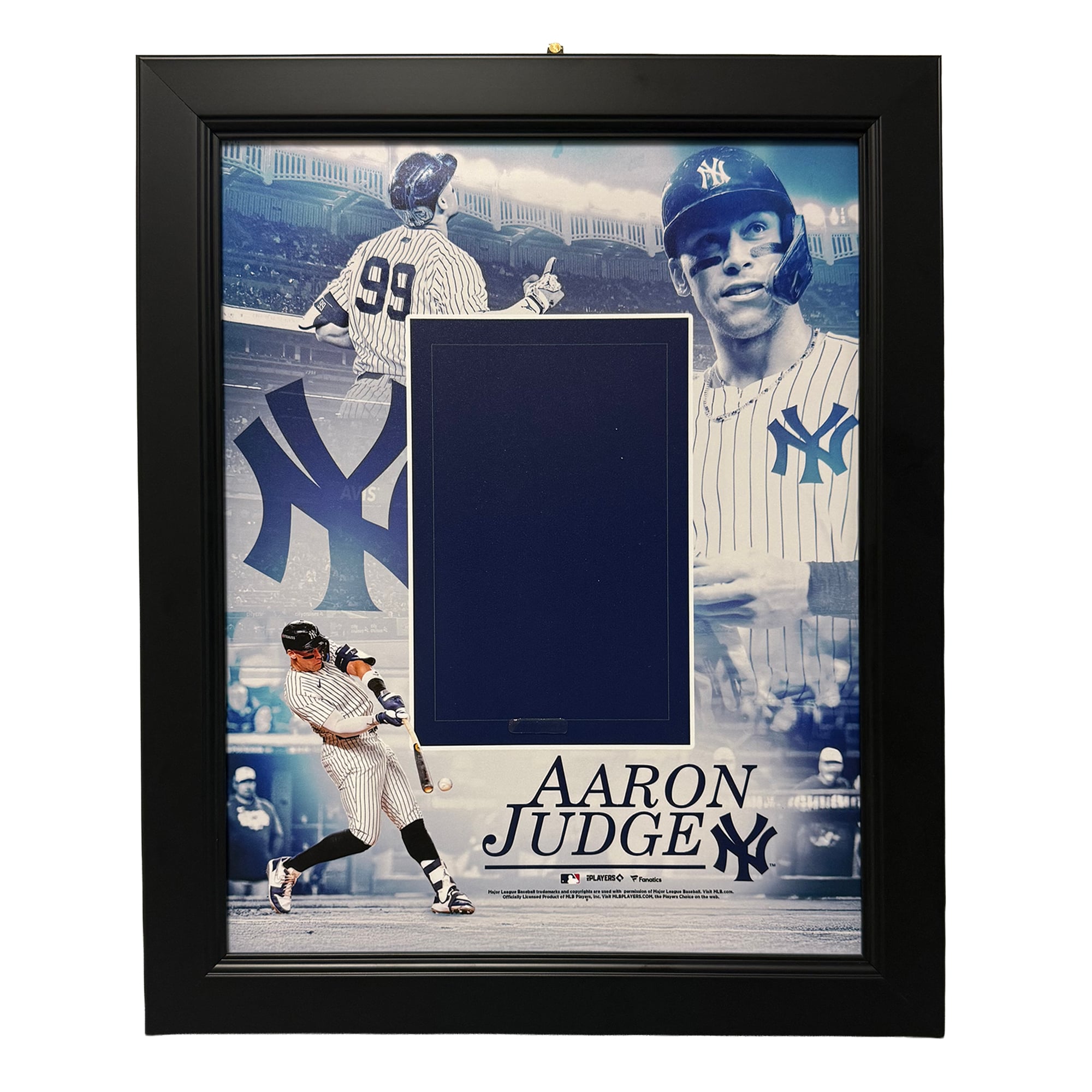 Aaron Judge New York Yankees Framed 11" x 14" Trading Card Focus Collage with Premier Trading Card Slab Hold - Insert Your Own Card