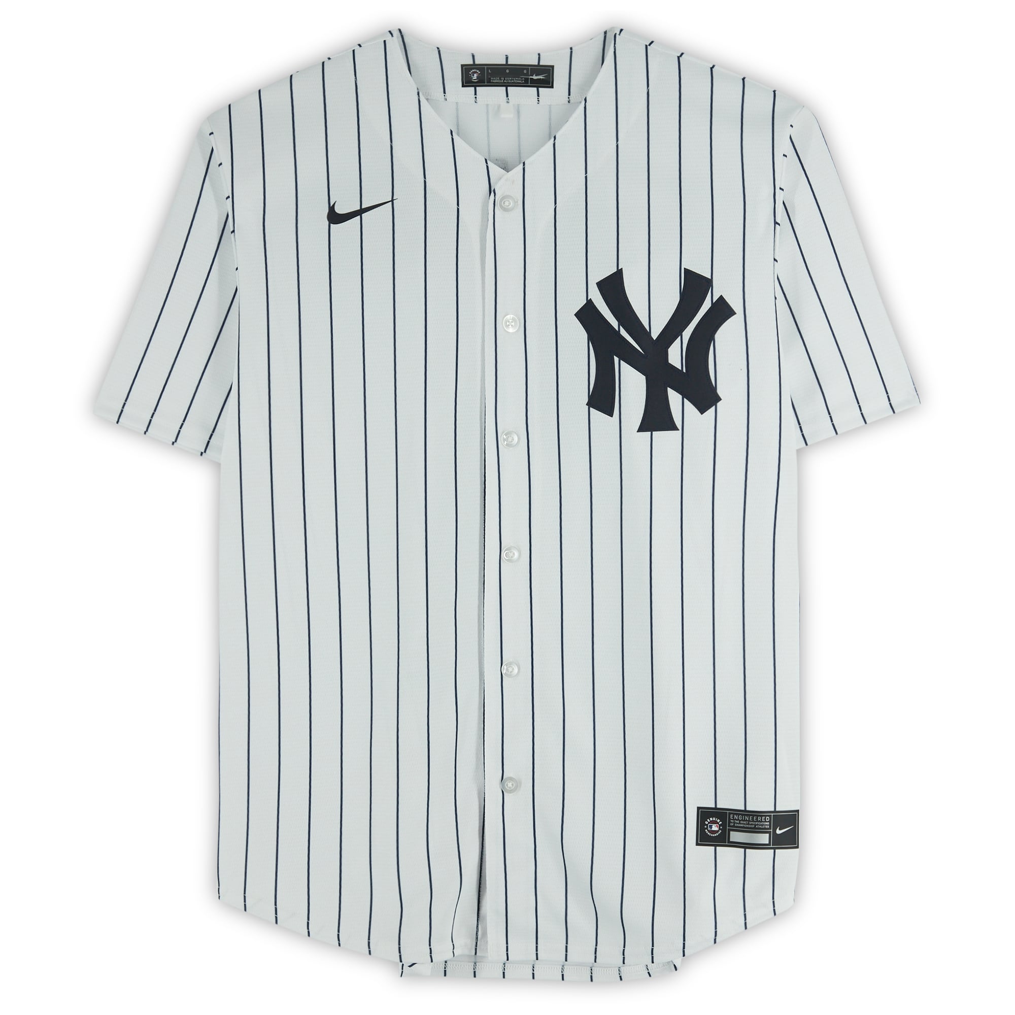 Maillot blanc non signé d'Aaron Judge (New York Yankees) - Illustration d'Eric Sevigny - Numéro 1 d'une édition limitée à 1 exemplaire