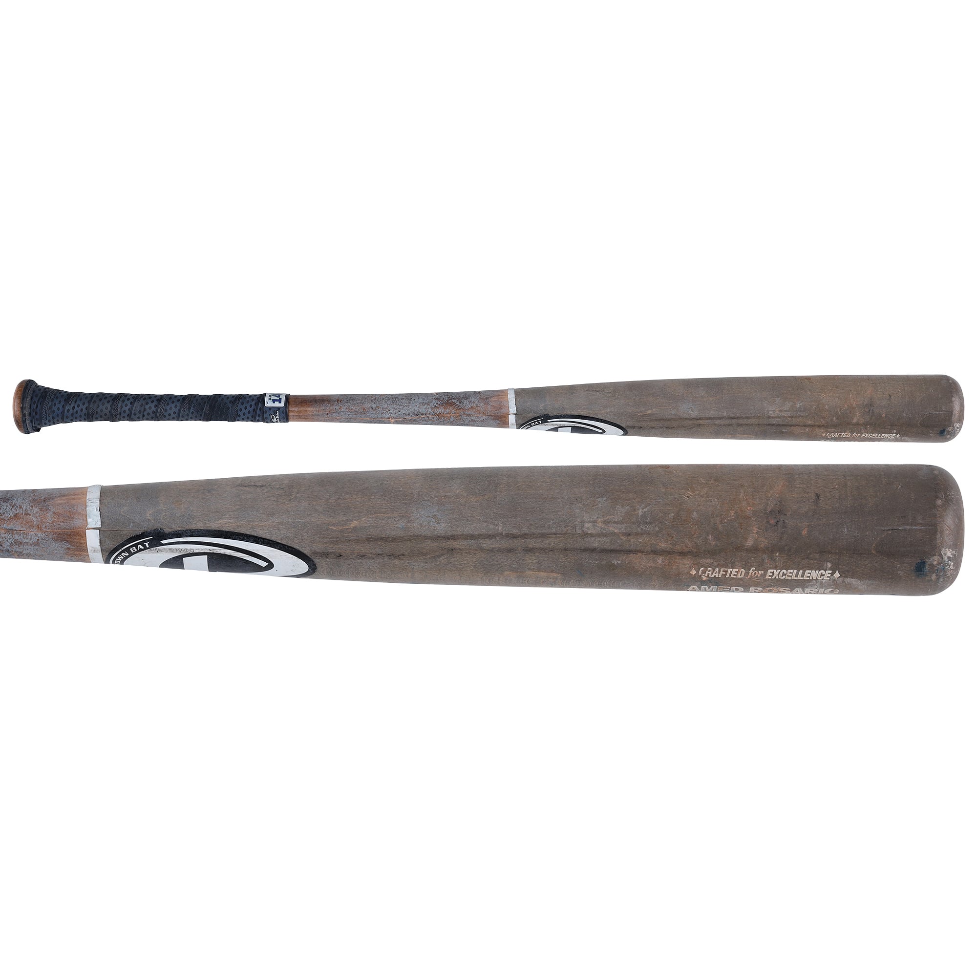 Amed Rosario New York Yankees Game-Used Gray Cooperstown Broken Bat vs. Houston Astros on April 25, 2026