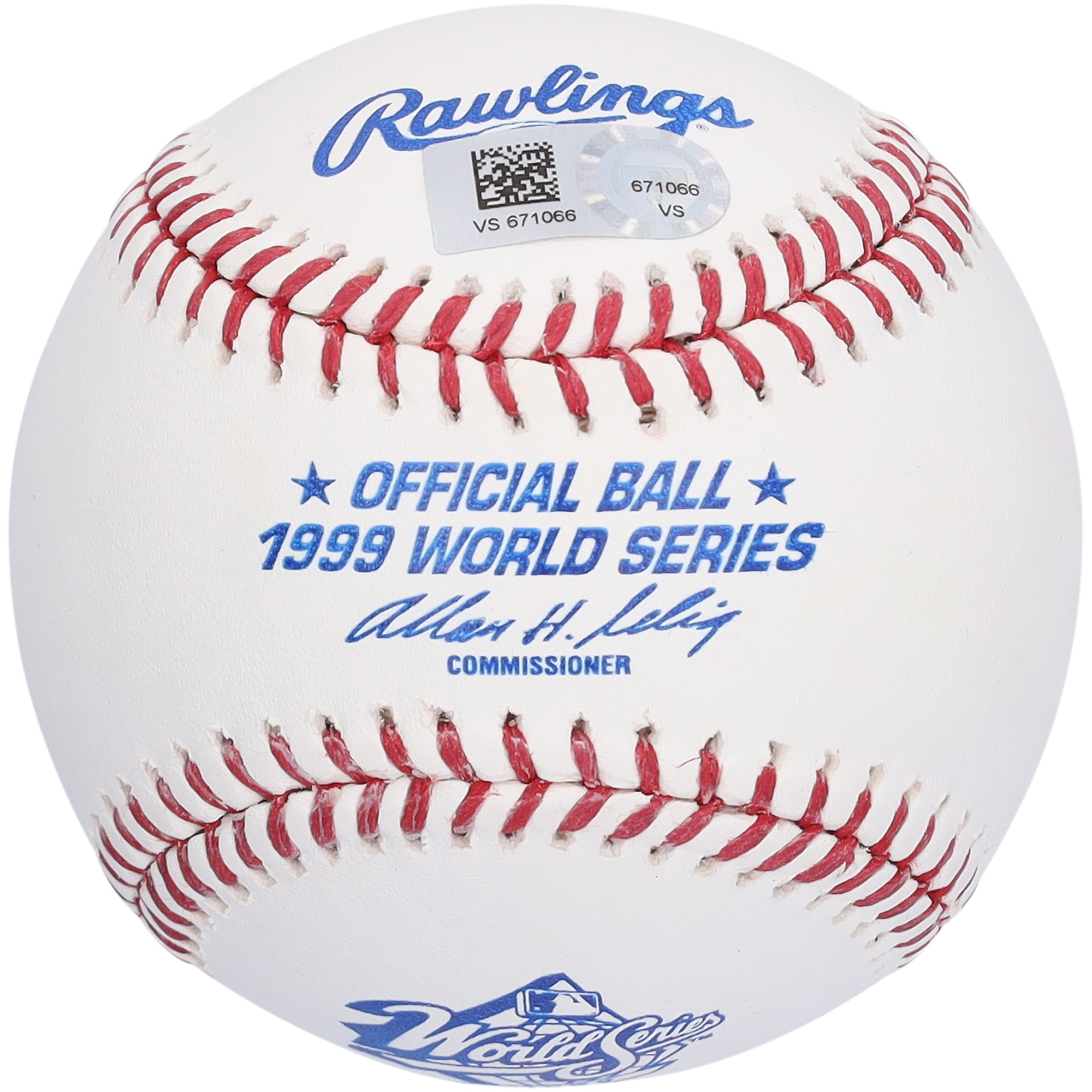 Andy Pettitte New York Yankees Autographed 1999 World Series Logo Baseball