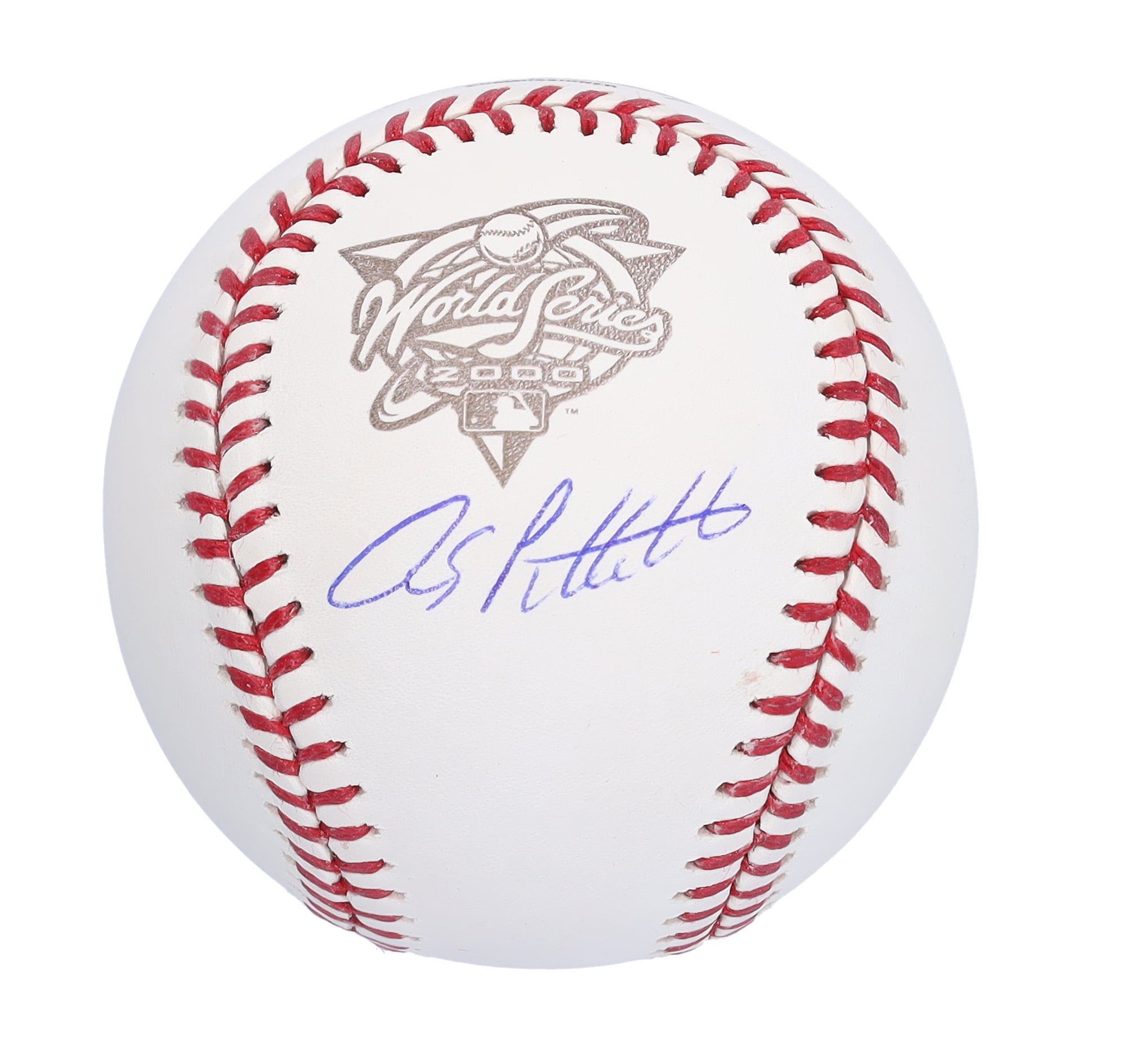 Andy Pettitte New York Yankees Autographed 2000 World Series Logo Baseball