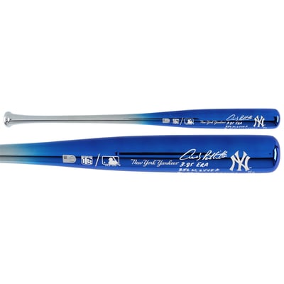 Andy Pettitte New York Yankees Autographed Fanatics Authentic Big Time Bats Chrome Bat with Multiple Inscriptions - Limited Edition of 5