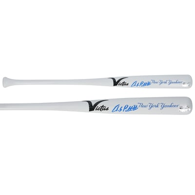 Andy Pettitte New York Yankees Autographed Fanatics Authentic Victus Team ID Mini Bat