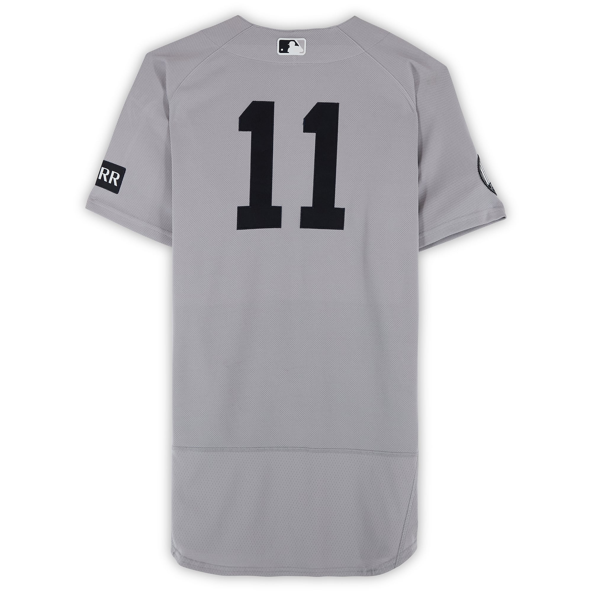 Maillot gris Nike porté par Anthony Volpe (New York Yankees) lors du match n° 11 contre les Washington Nationals le 12 juillet 2026