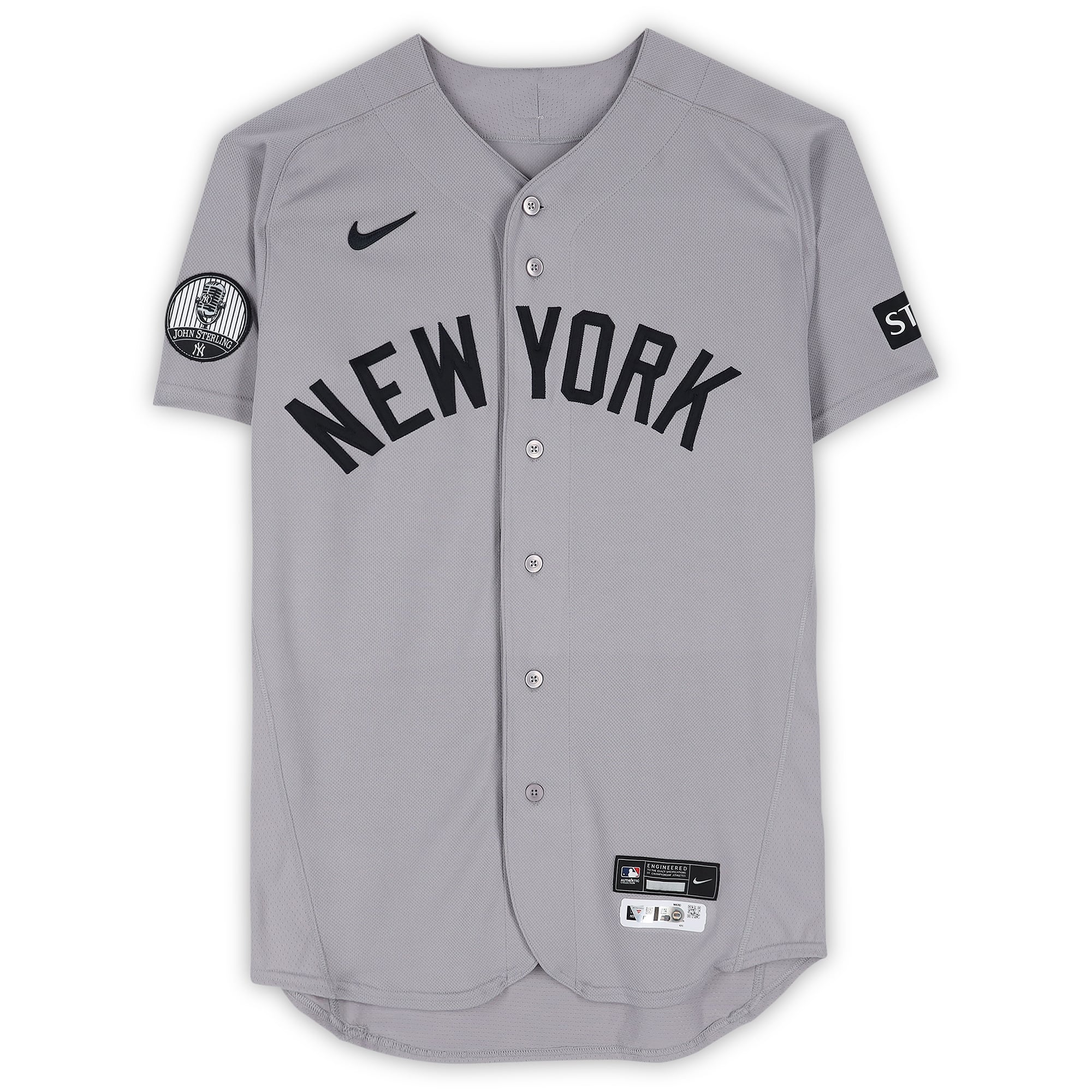 Maillot gris n° 11 porté par Anthony Volpe, joueur des Yankees de New York, lors du match contre les Cubs de Chicago le 2 août 2026.