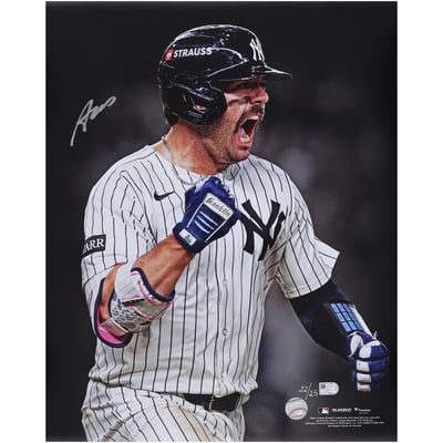 Austin Wells New York Yankees Autographed Fanatics Authentic 16" x 20" Unleashed Photograph - Limited Edition of 25 