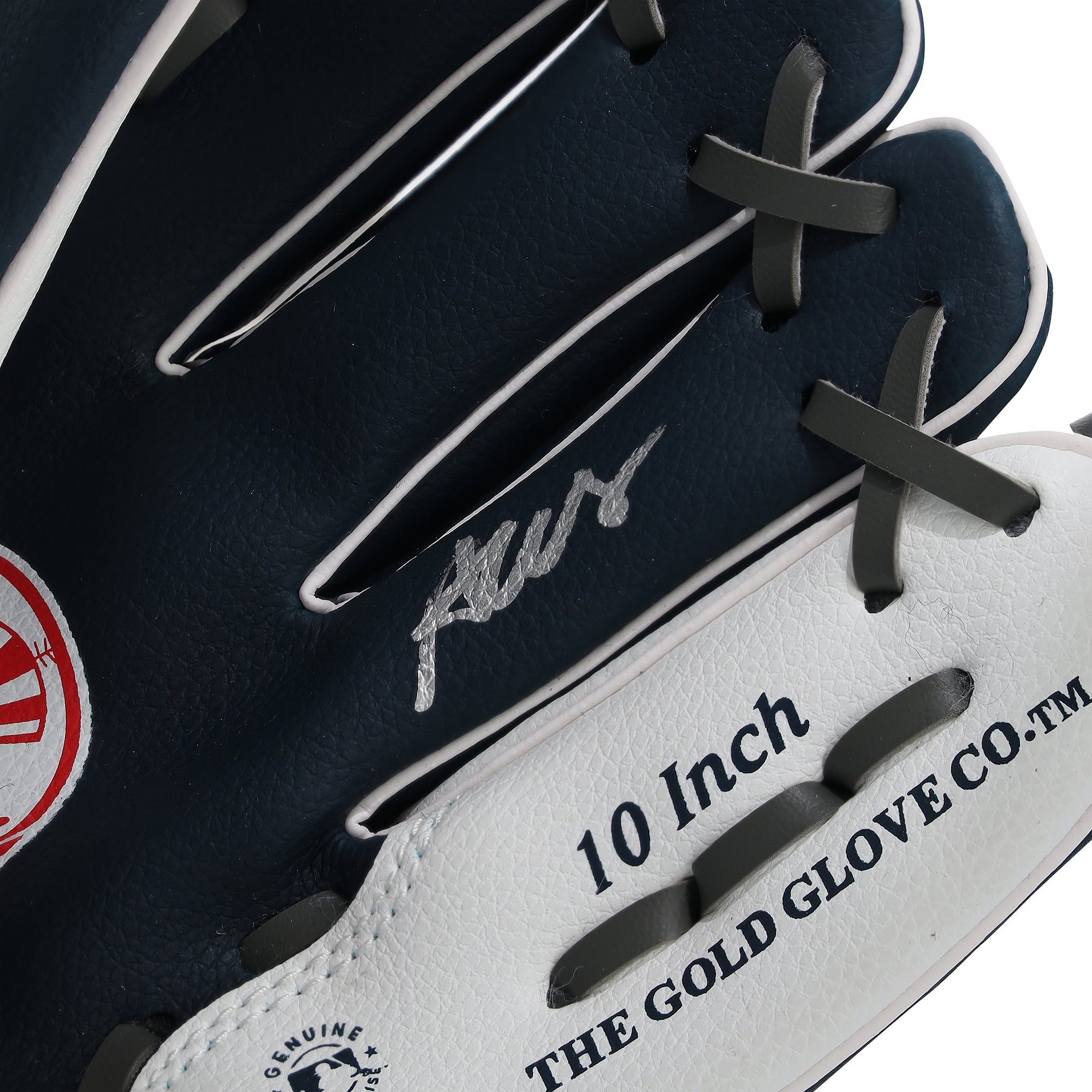 Gant de collection Rawlings 10" autographié par Austin Wells, des Yankees de New York, avec logo de l'équipe