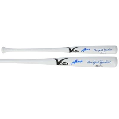 Austin Wells New York Yankees Autographed Fanatics Authentic Victus Team ID Mini Bat  