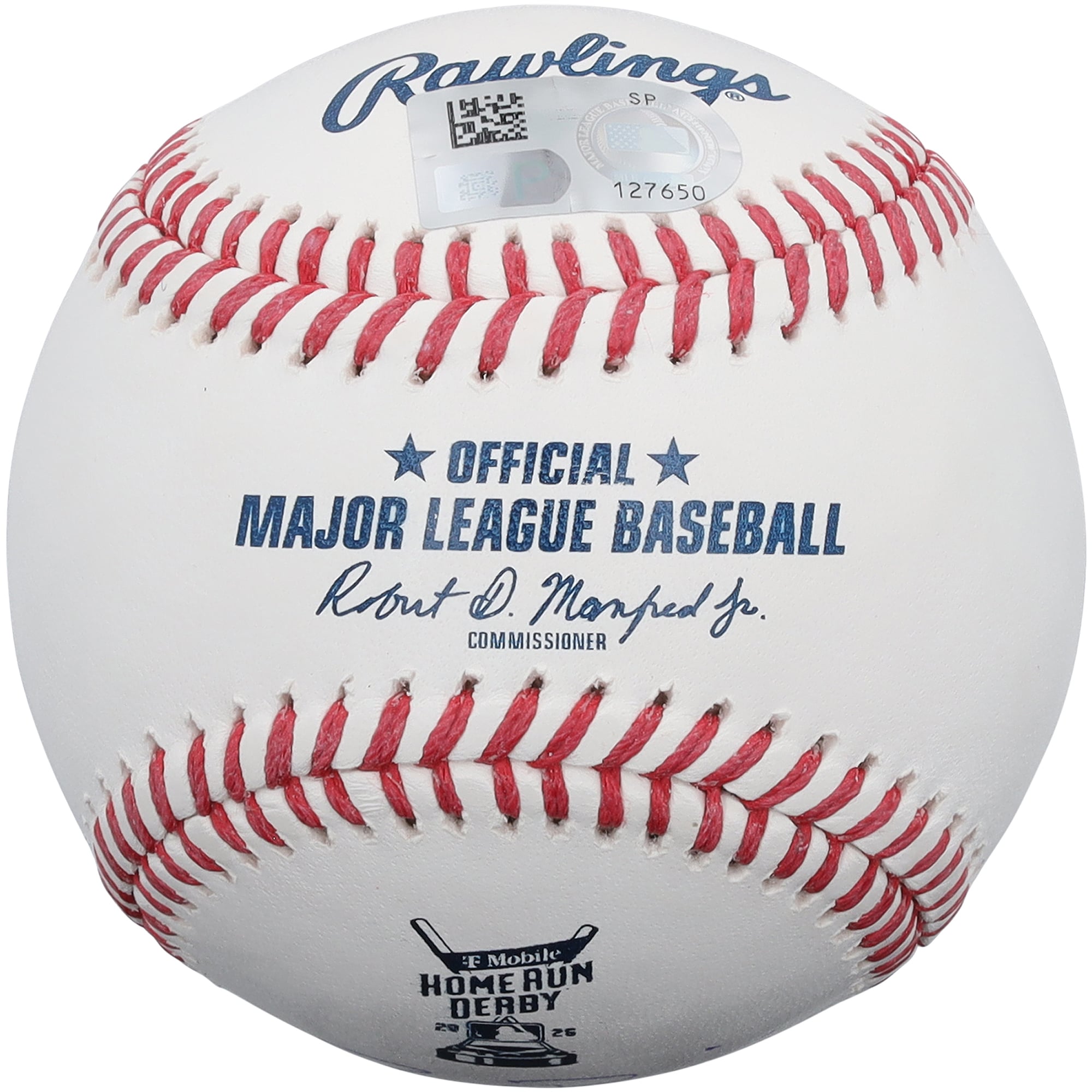 Ben Rice New York Yankees Autographed 2026 Home Run Derby Logo Baseball