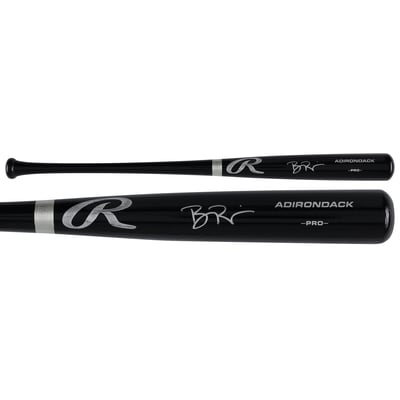 Ben Rice New York Yankees Autographed Fanatics Authentic Black Rawlings Pro Bat  
