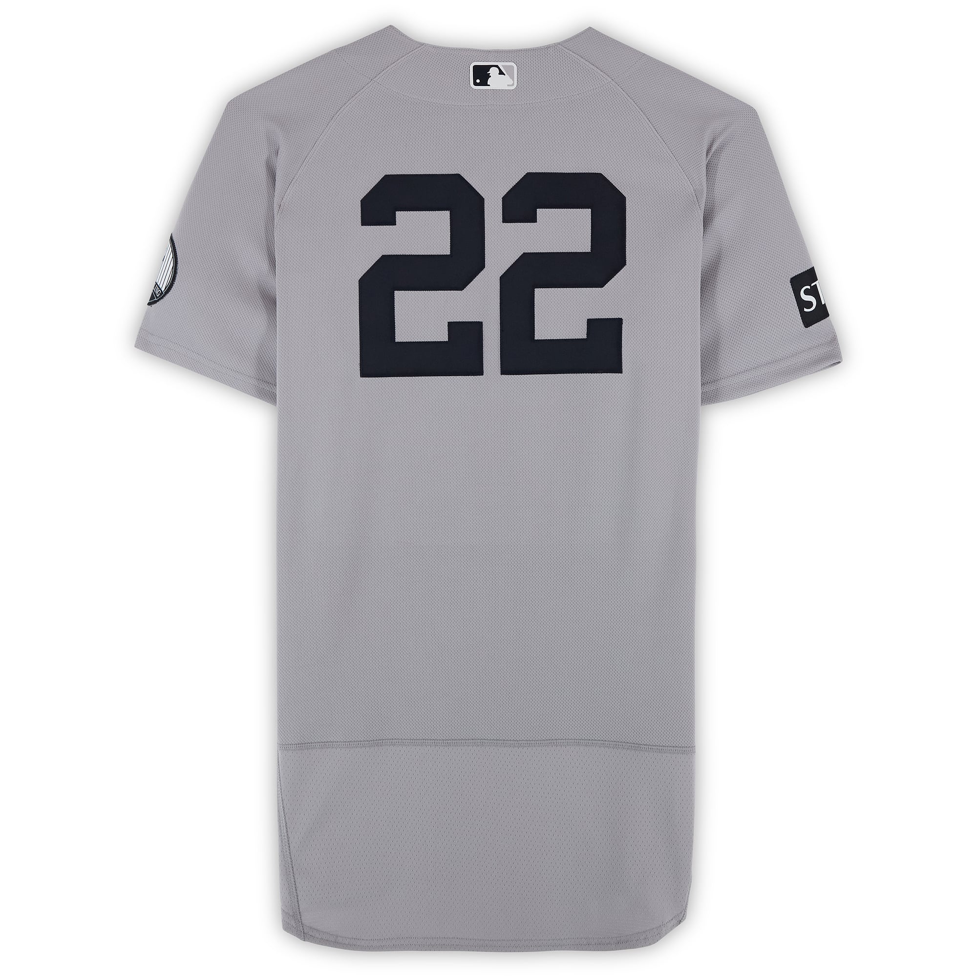 Ben Rice New York Yankees Game-Used #22 Gray Nike Jersey vs. Tampa Bay Rays on July 9, 2026 - 2-4, 2 HR, 5 RBI, 3 R