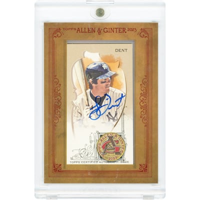 Bucky Dent New York Yankees Autographed 2023 Topps Allen & Ginter Mini #MA-BD Card