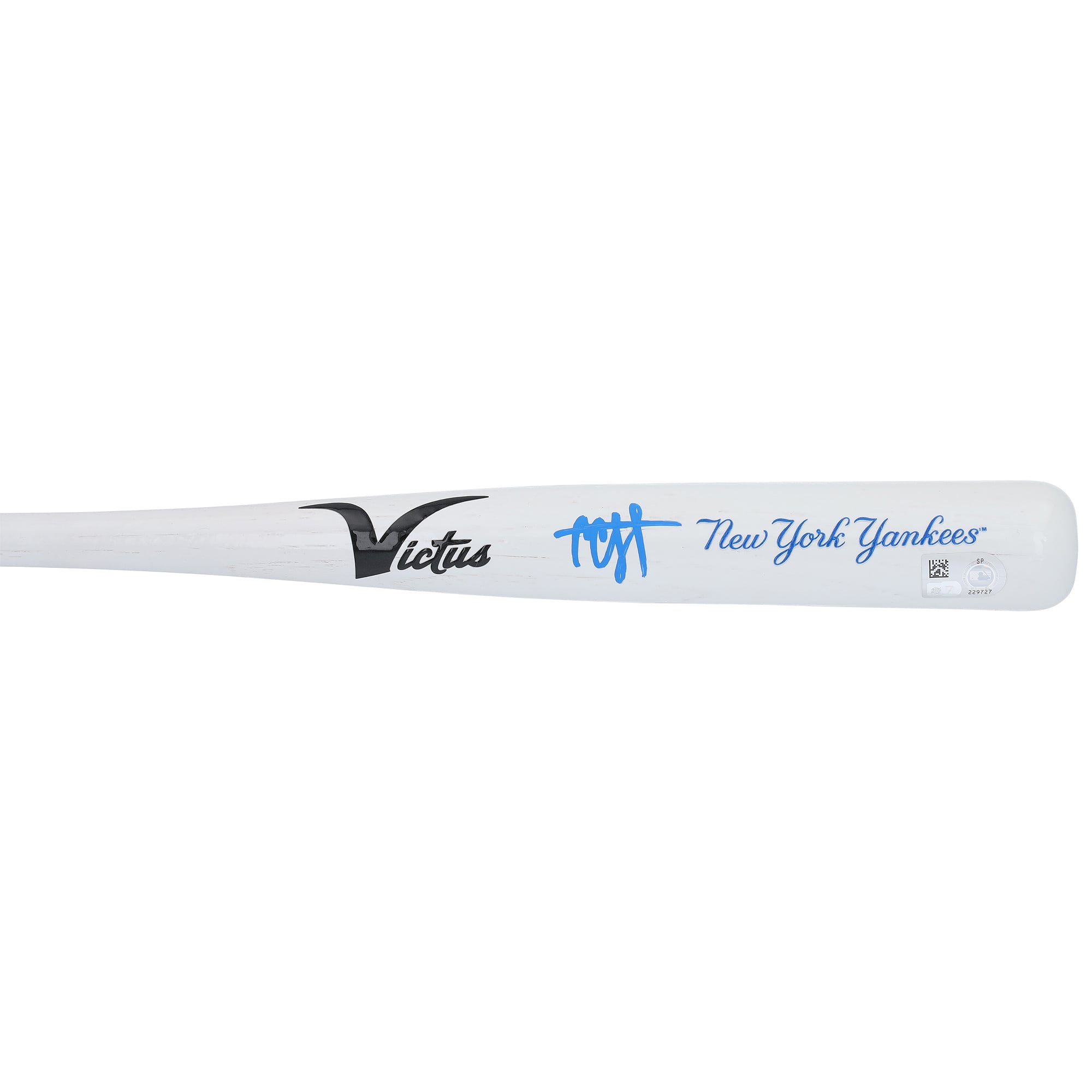 CC Sabathia New York Yankees Autographed Victus Team ID Mini Bat