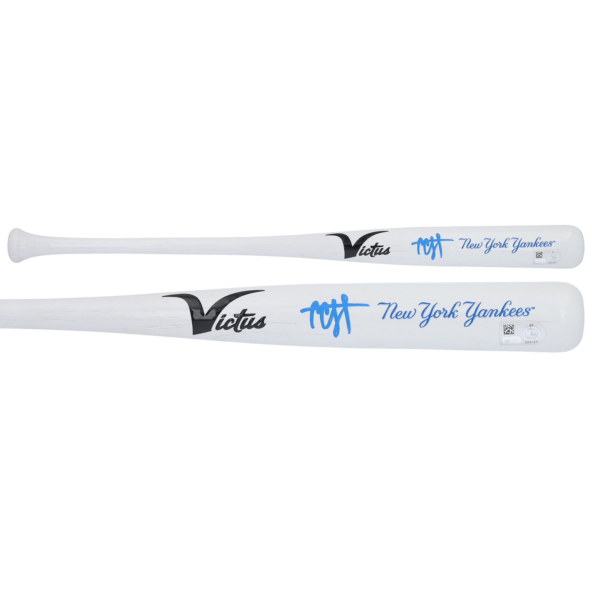 CC Sabathia New York Yankees Autographed Victus Team ID Mini Bat