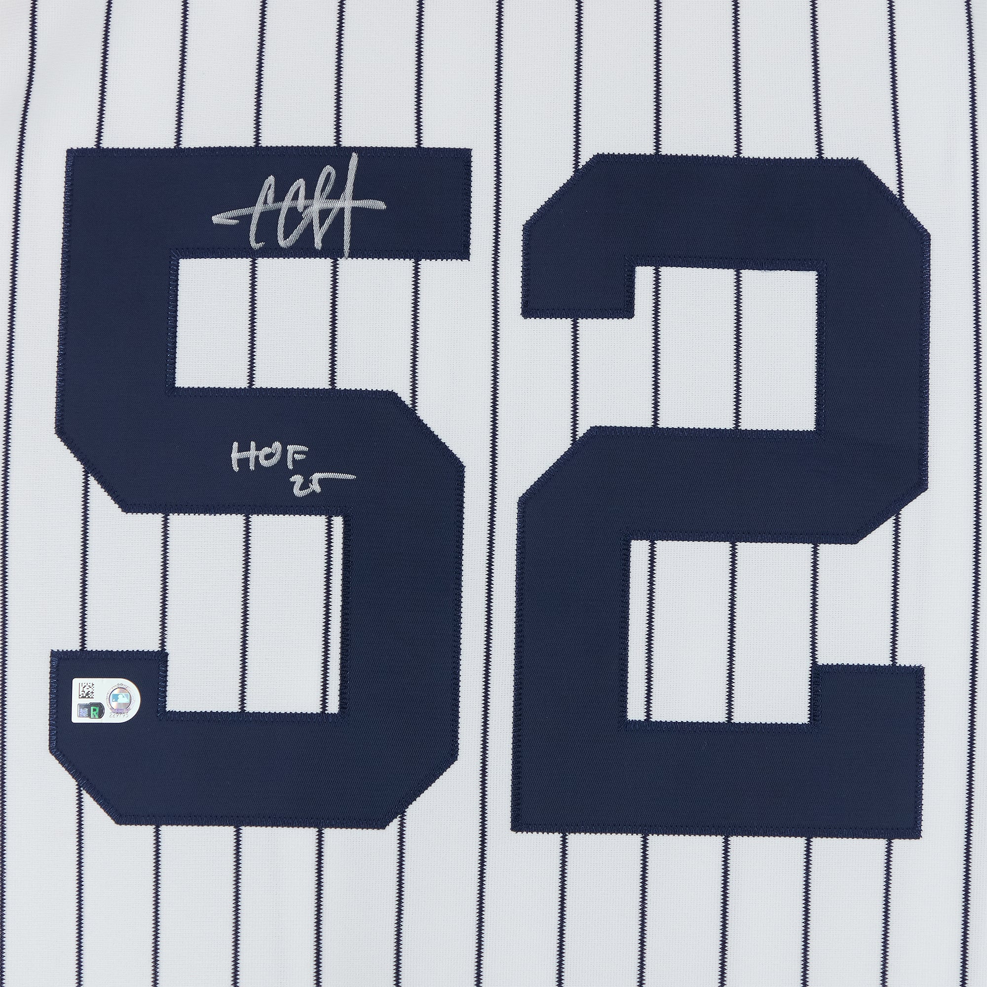 CC Sabathia New York Yankees Autographed White Mitchell and Ness 2009 World Series Authentic Jersey with "HOF 25" Inscription