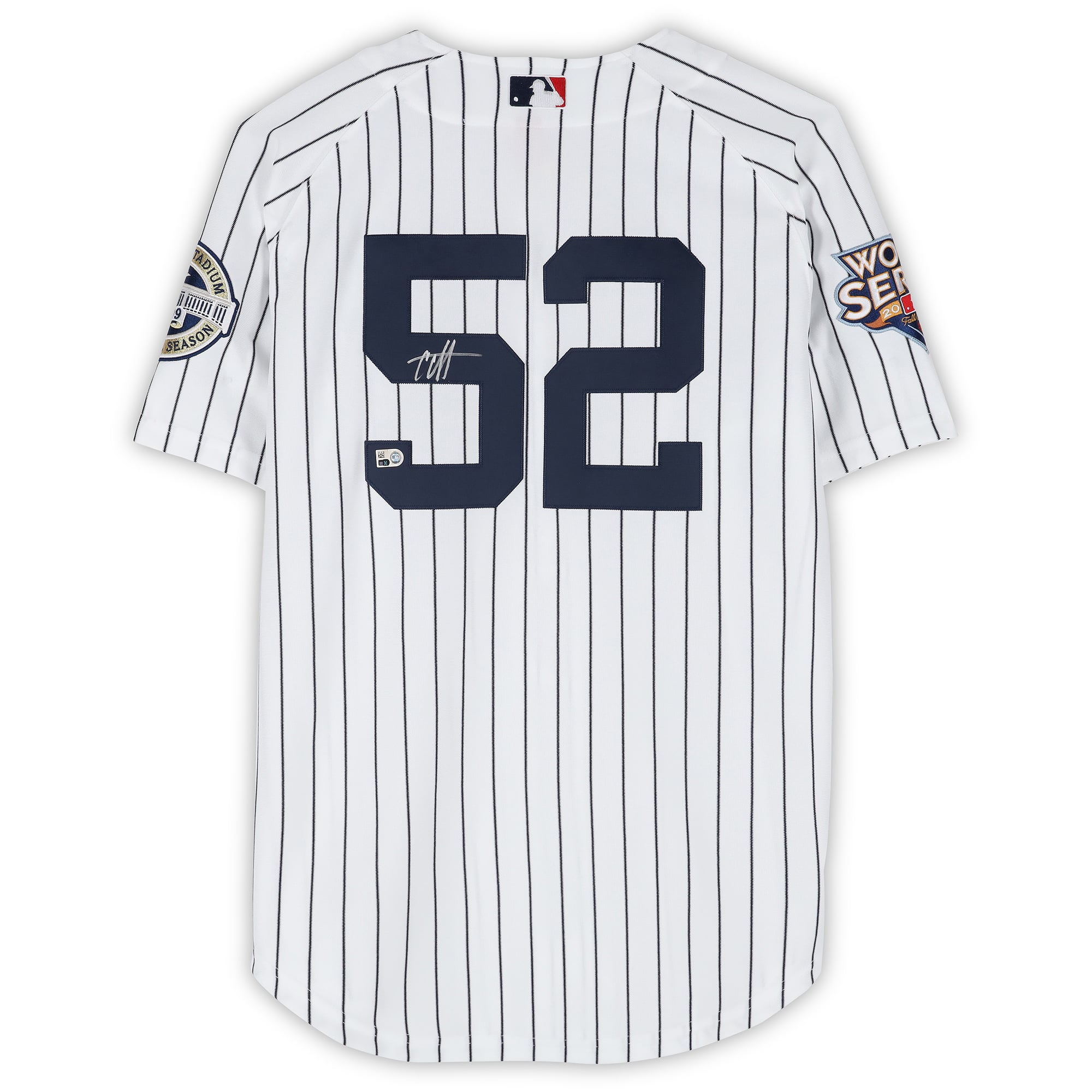 CC Sabathia New York Yankees Autographed White Mitchell and Ness 2009 World Series Authentic Jersey