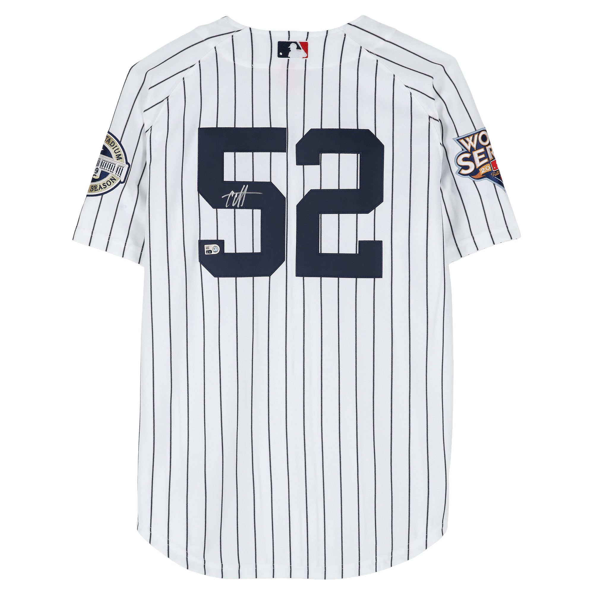 CC Sabathia New York Yankees Autographed White Mitchell and Ness 2009 World Series Authentic Jersey