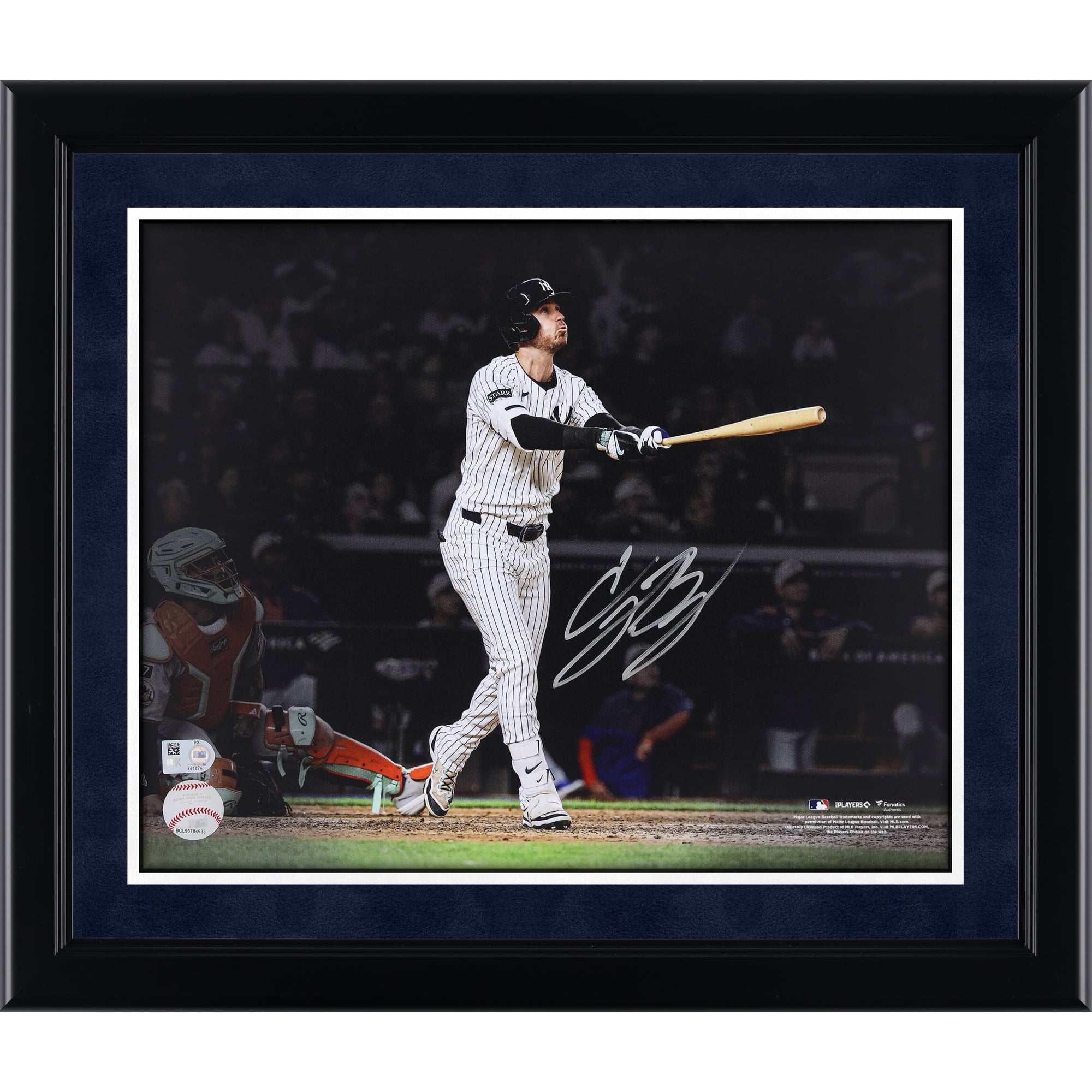 Cody Bellinger New York Yankees Autographed 11" x 14" Subway Series Game Slam Home Run Spotlight Photograph