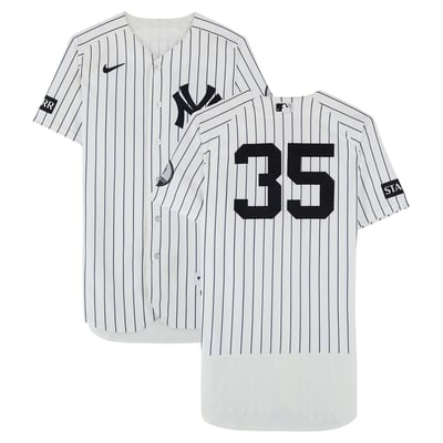 Cody Bellinger New York Yankees Fanatics Authentic Game-Used #35 White Nike Pinstripe Jersey vs. Minnesota Twins on July 5, 2026  