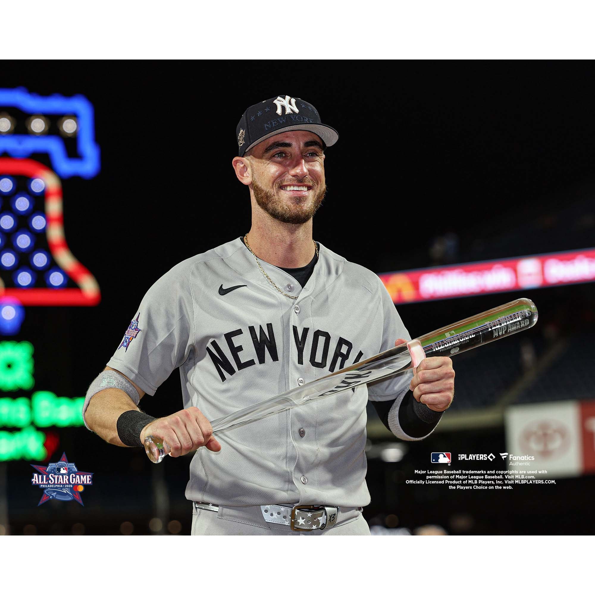 Photo non signée de Cody Bellinger, joueur des Yankees New York, MVP du match étoiles la MLB 2026