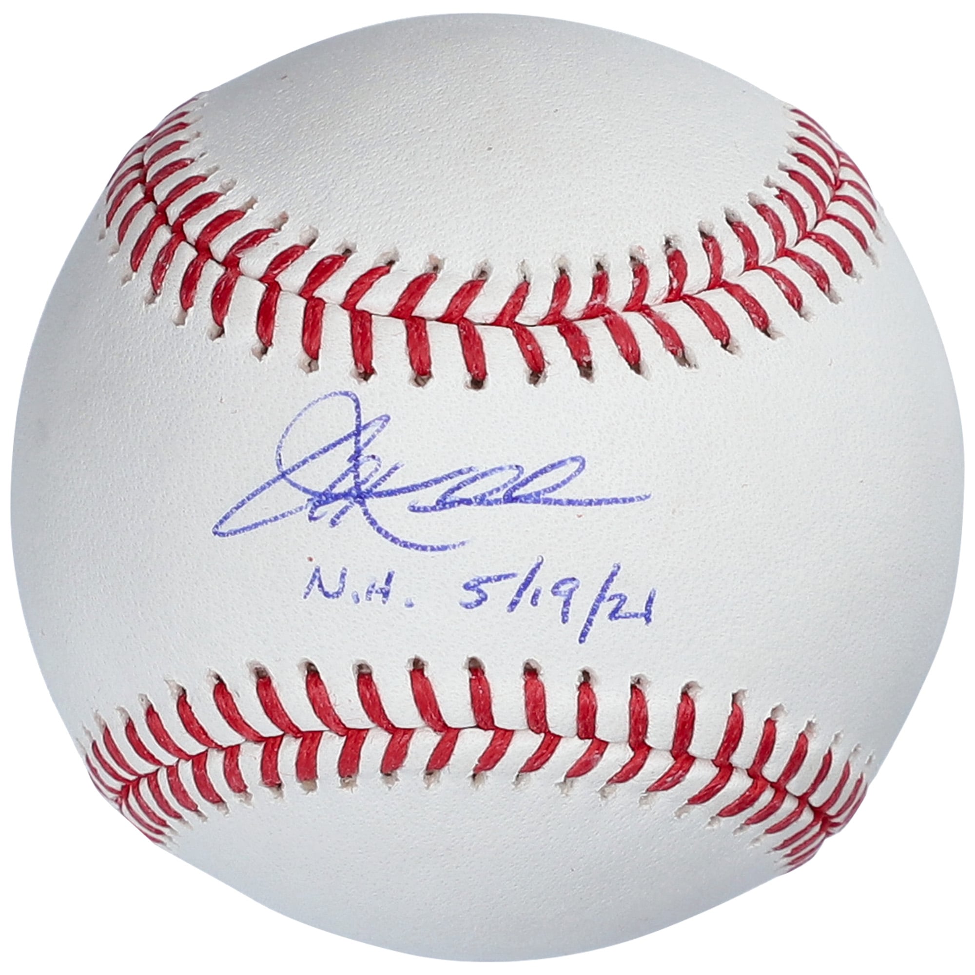 Corey Kluber New York Yankees Autographed Baseball with "N.H. 5/19/21" Inscription