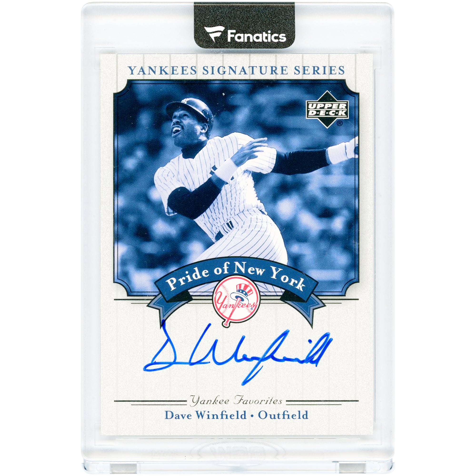 Dave Winfield New York Yankees Autographed 2003 Upper Deck Yankees Signature Series #PN-DW Card