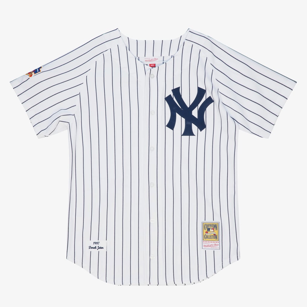 Derek Jeter New York Yankees 1997 White Authentic Player Jersey