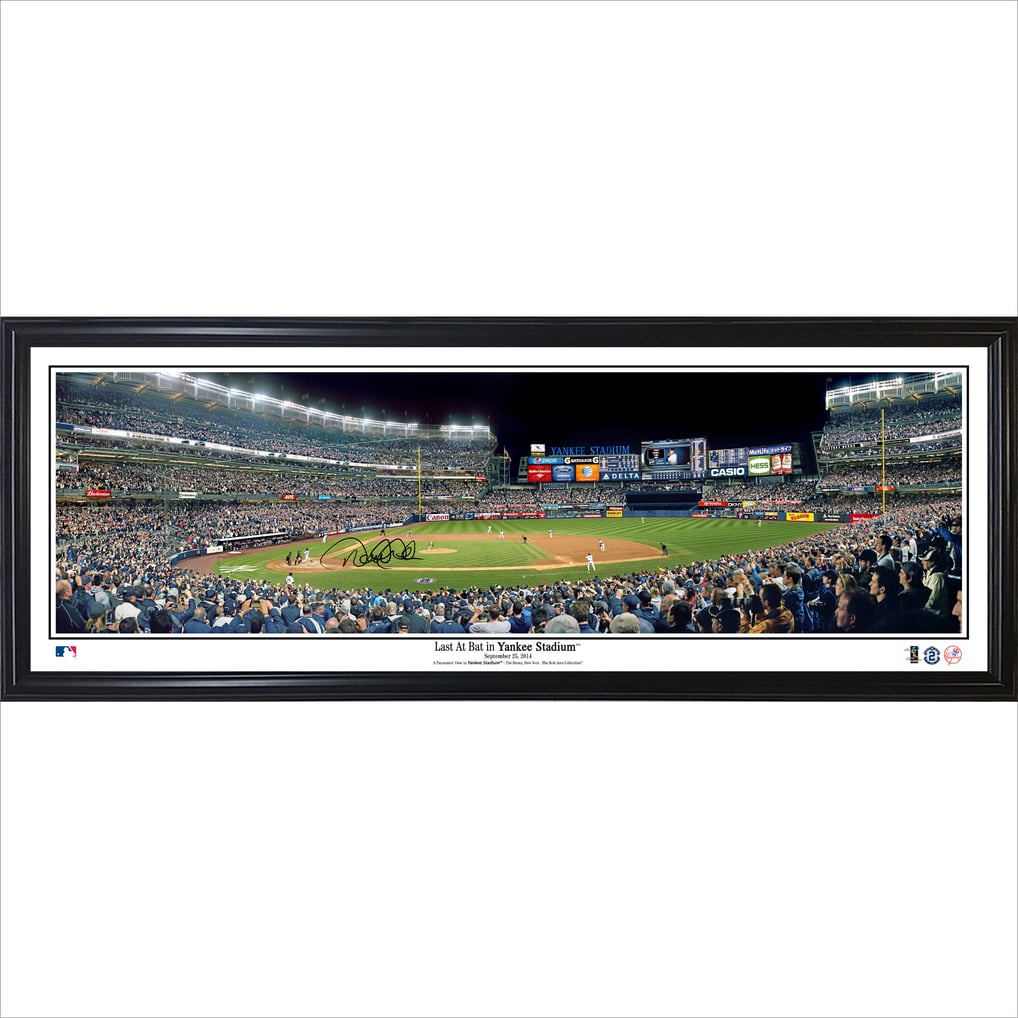 Derek Jeter New York Yankees 39'' x 13.5'' Last At Bat at Yankee ...