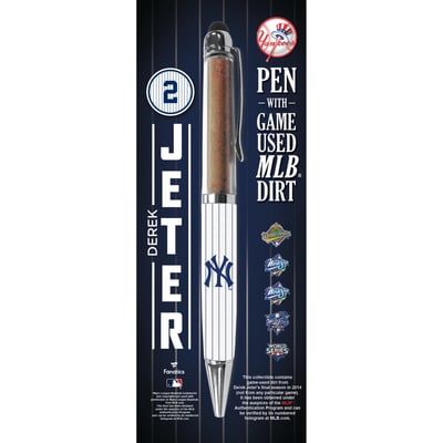 Derek Jeter New York Yankees Fanatics Authentic Executive Pen with Game-Used Dirt from the 2014 Season