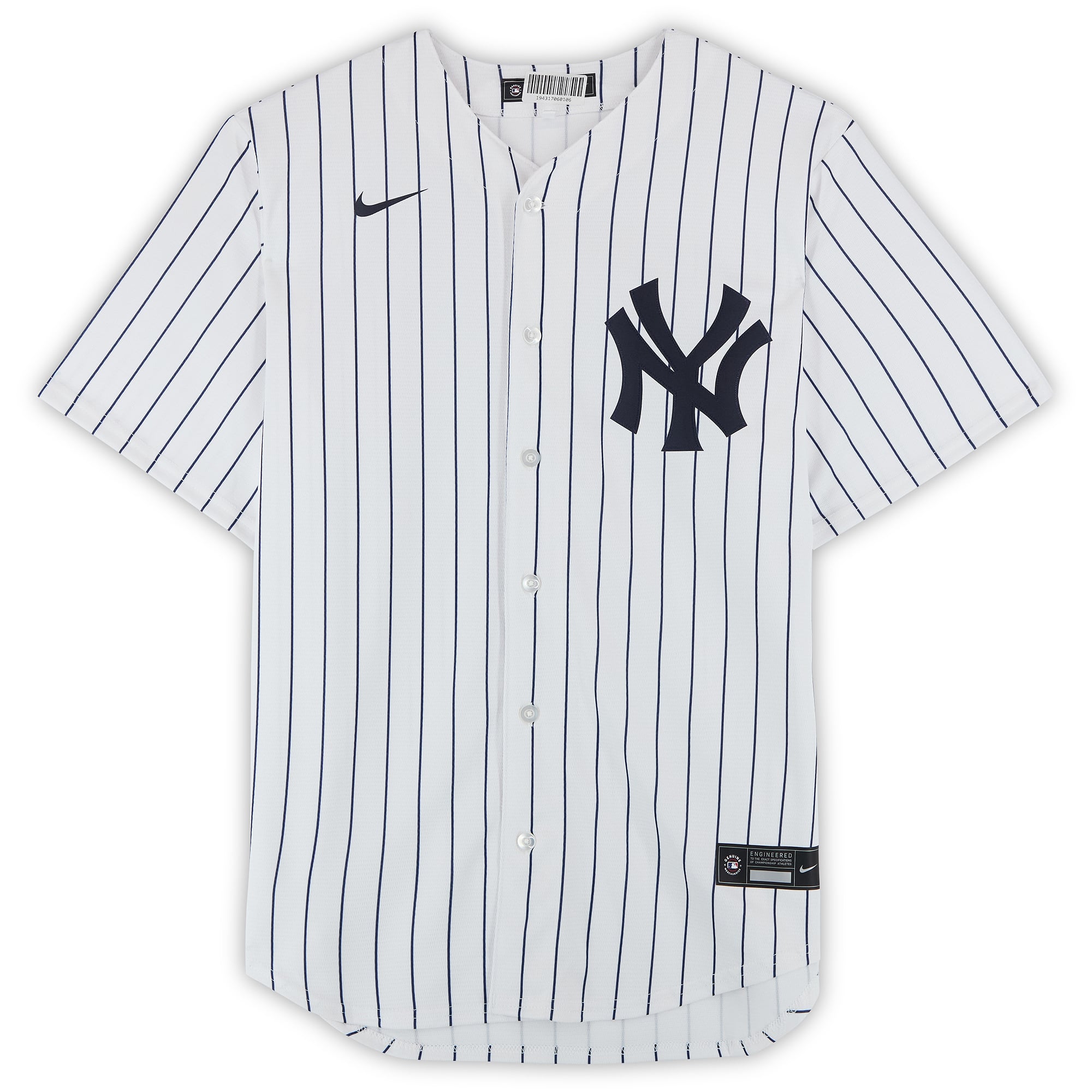 Don Mattingly New York Yankees Autographed White Nike Replica Jersey with "1985 AL MVP" Inscription