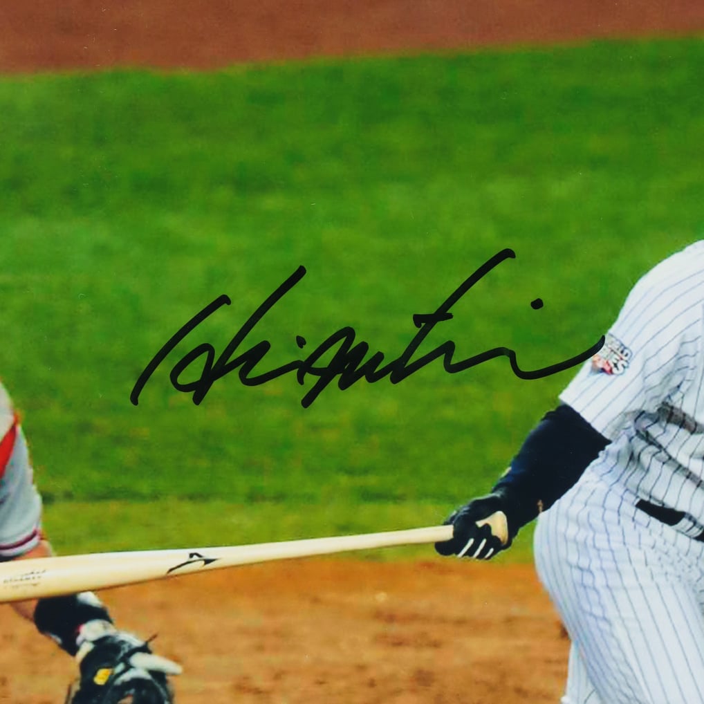 Fanatics Authentic ヤンキース 松井秀喜 直筆サイン入り 8 x 10 2009 