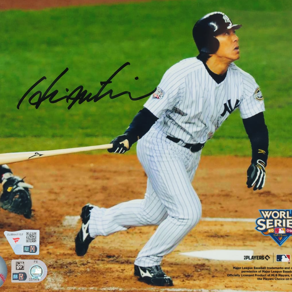 Fanatics Authentic ヤンキース 松井秀喜 直筆サイン入り 8 x 10 2009 