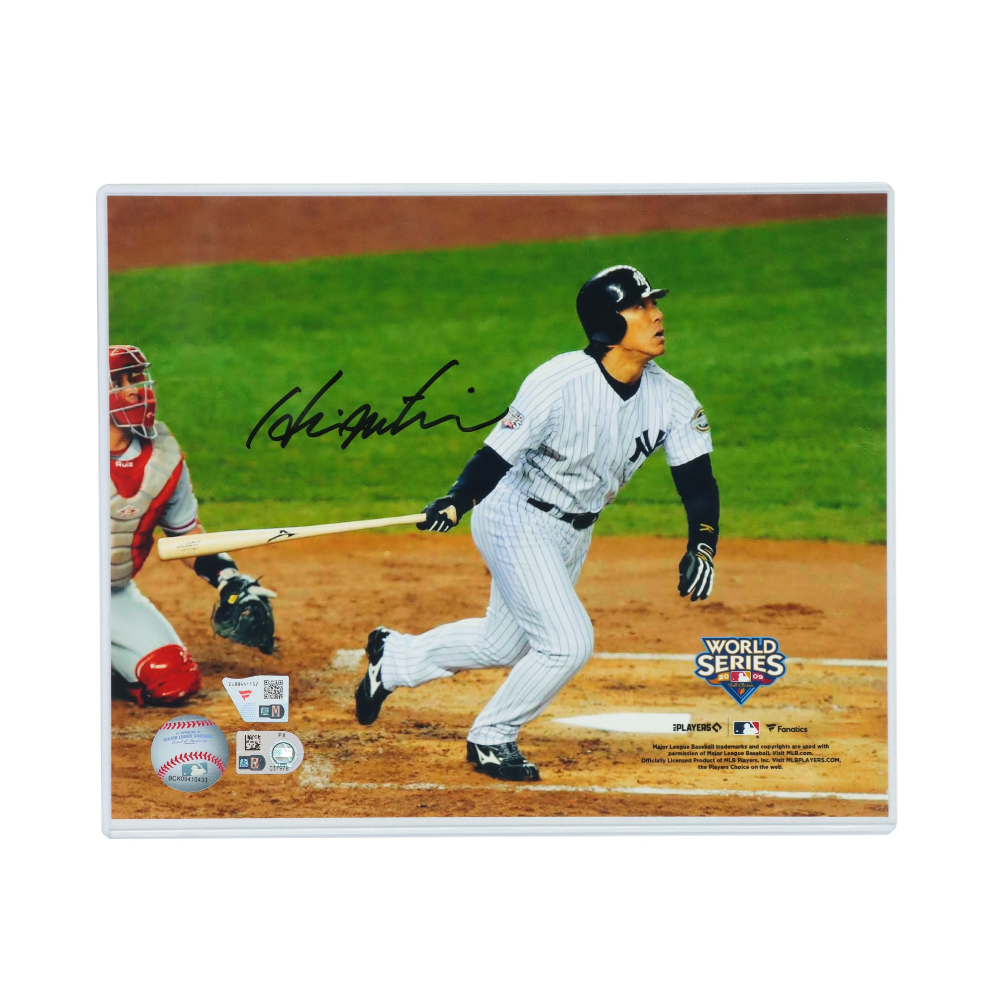 Fanatics Authentic ヤンキース 松井秀喜 直筆サイン入り 8 x 10 2009 