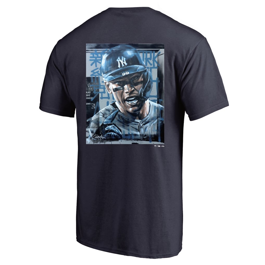 Fanatics ヤンキース アーロン・ジャッジ OVER ALLs 壁画デザイン T 