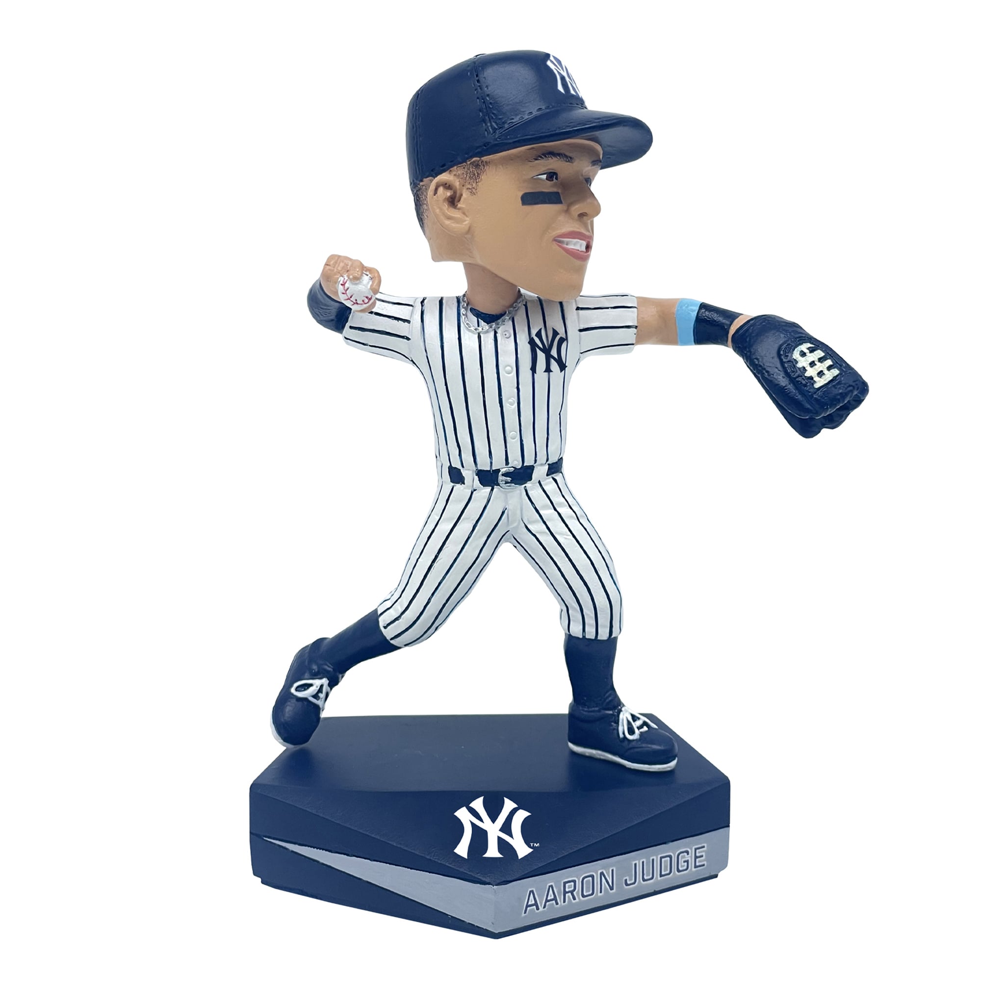 Figurine à tête branlante FOCO Aaron Judge, Yankees de New York, Game Time, 12,7 cm