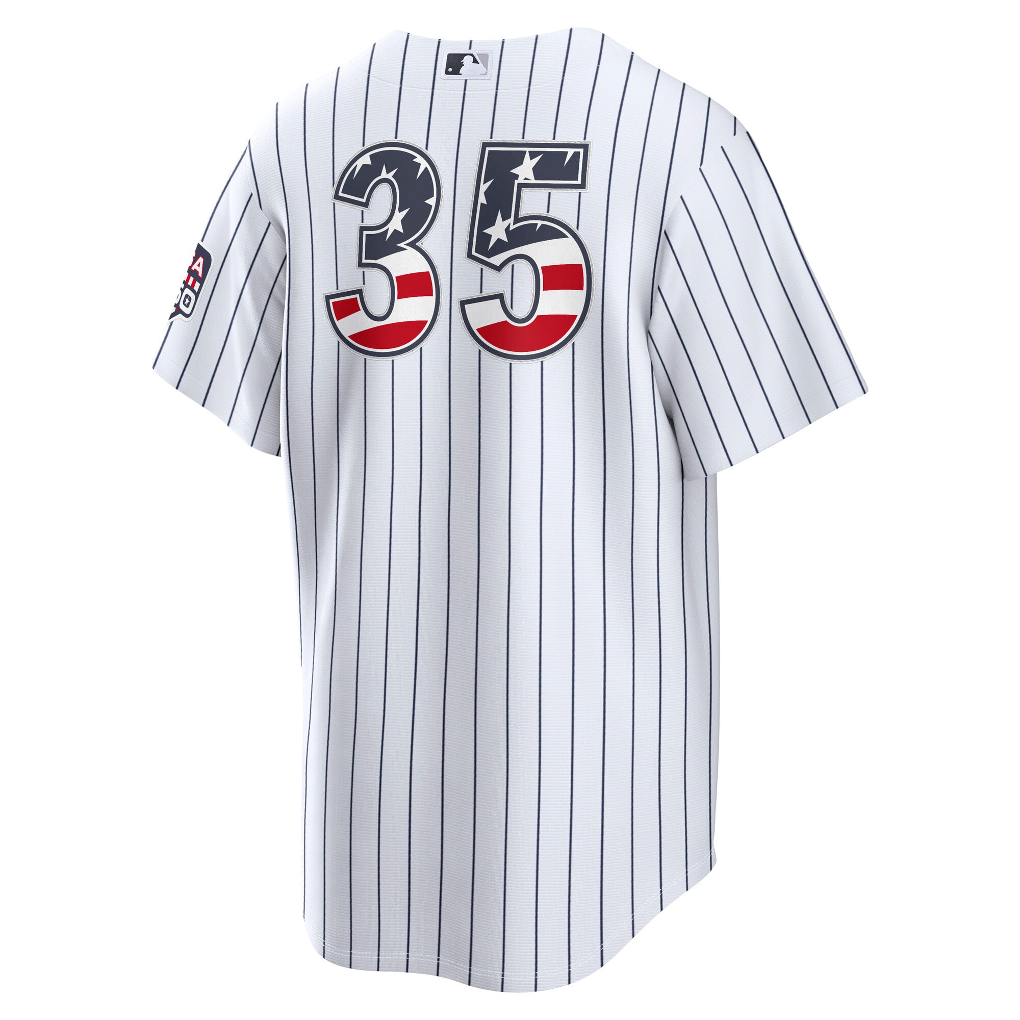 Maillot Nike blanc USA 250 Stadium pour homme, New York Yankees, Cody Bellinger, édition spéciale 4 juillet