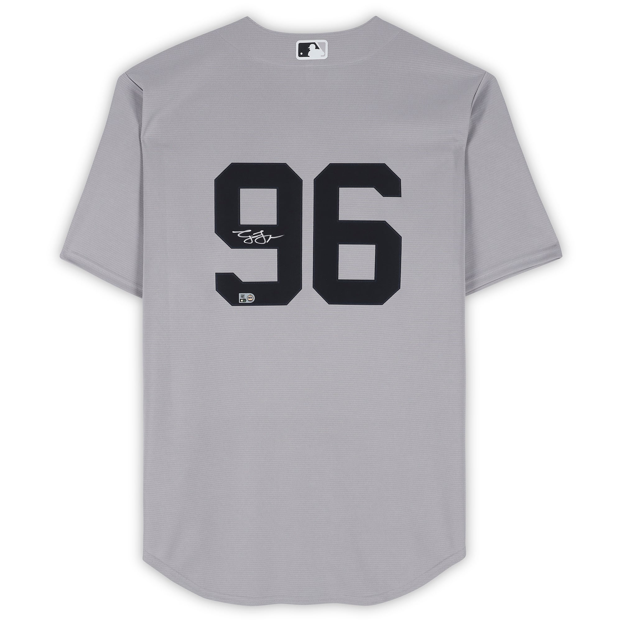 Maillot réplique Nike autographié de George Lombard Jr. des Yankees de New York
