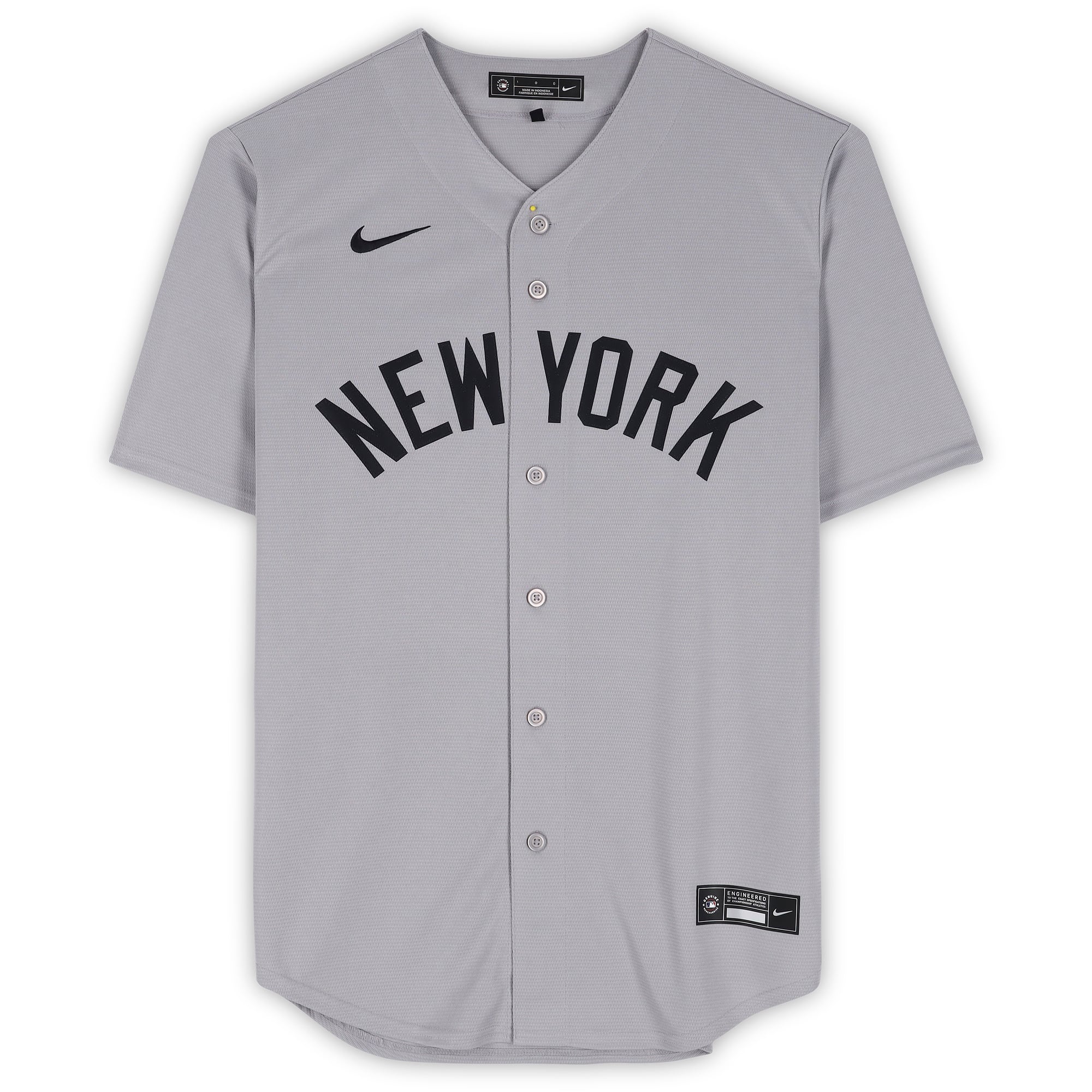 Maillot réplique Nike autographié de George Lombard Jr. des Yankees de New York