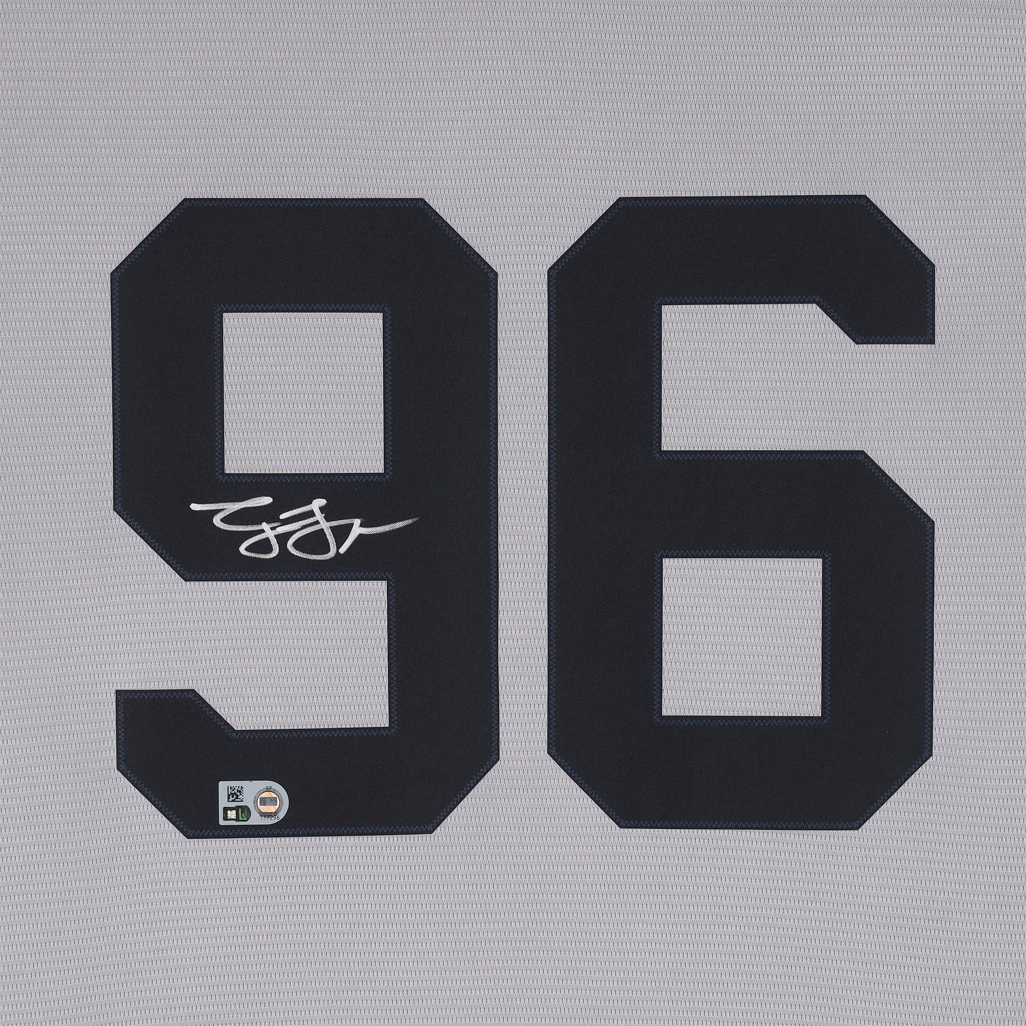 Maillot réplique Nike autographié de George Lombard Jr. des Yankees de New York