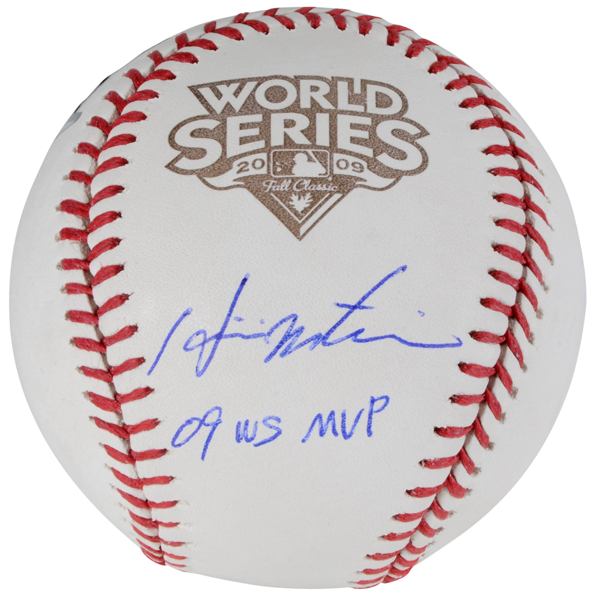 Hideki Matsui New York Yankees Autographed 2009 World Series Logo