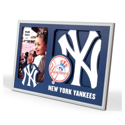 New York Yankees IDNA 3D Logo Series Picture Frame