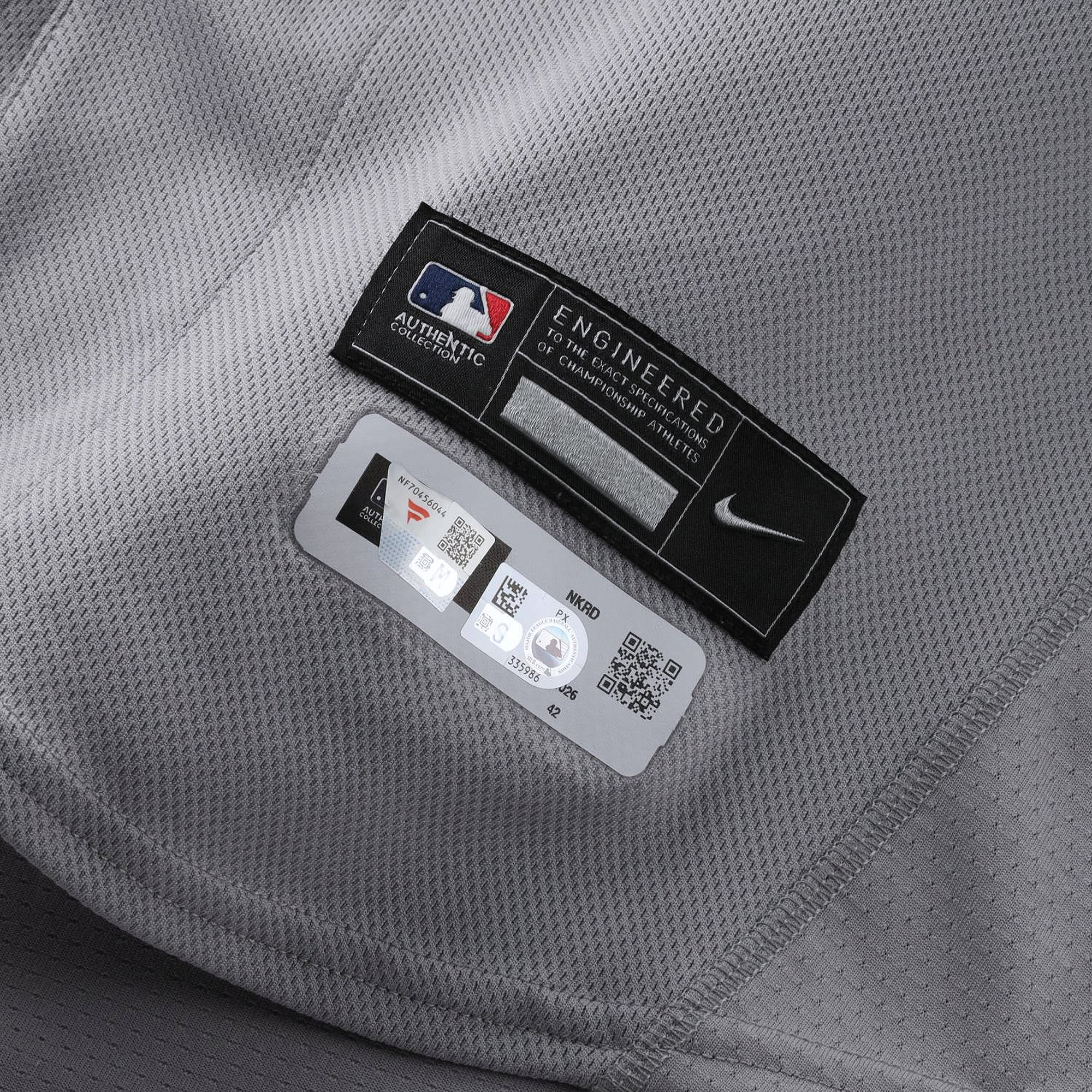 Jasson Domínguez New York Yankees Game-Used #24 Gray Jersey vs. Chicago Cubs on August 2, 2026