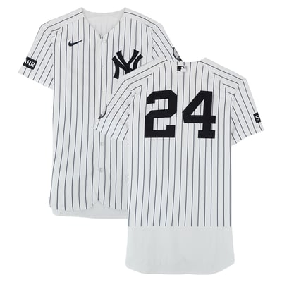 Jasson Domínguez New York Yankees Fanatics Authentic Game-Used #24 White Nike Pinstripe Jersey vs. Minnesota Twins on July 5, 2026  