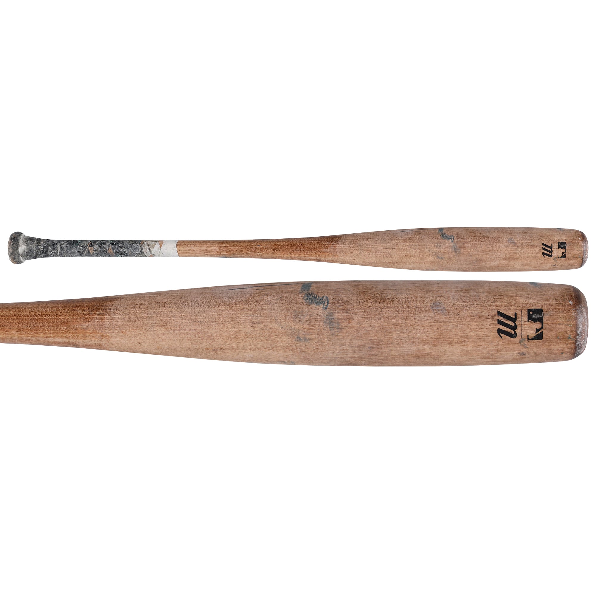 Bâton cassé Tan Marucci utilisé par Jasson Domínguez, des Yankees de New York, lors du match contre les Rangers du Texas le 27 avril 2026.