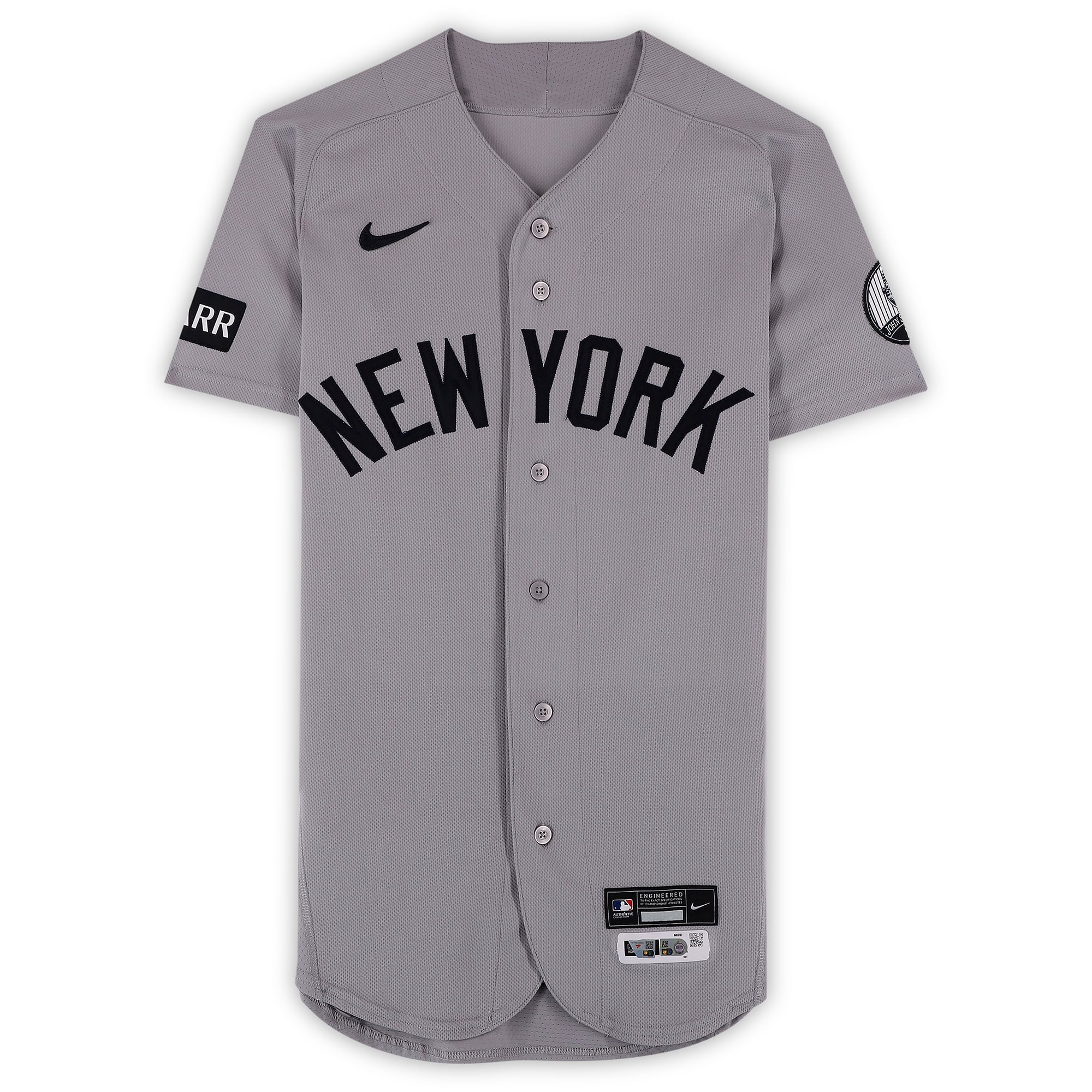 Maillot gris n° 13 porté par Jazz Chisholm Jr. (New York Yankees) lors du match contre les Cubs de Chicago le 2 août 2026