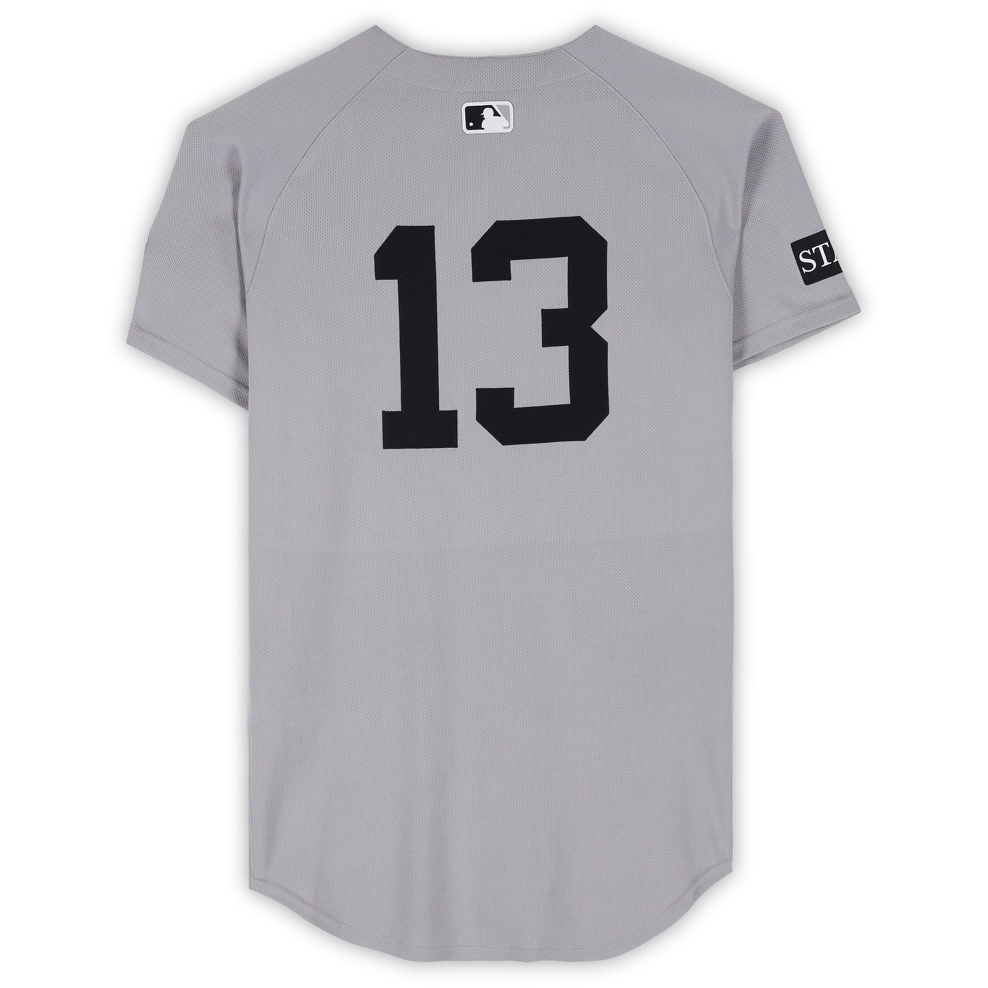 Jazz Chisholm Jr. New York Yankees Game-Used #13 Gray Nike Jersey vs. Boston Red Sox on June 28, 2026